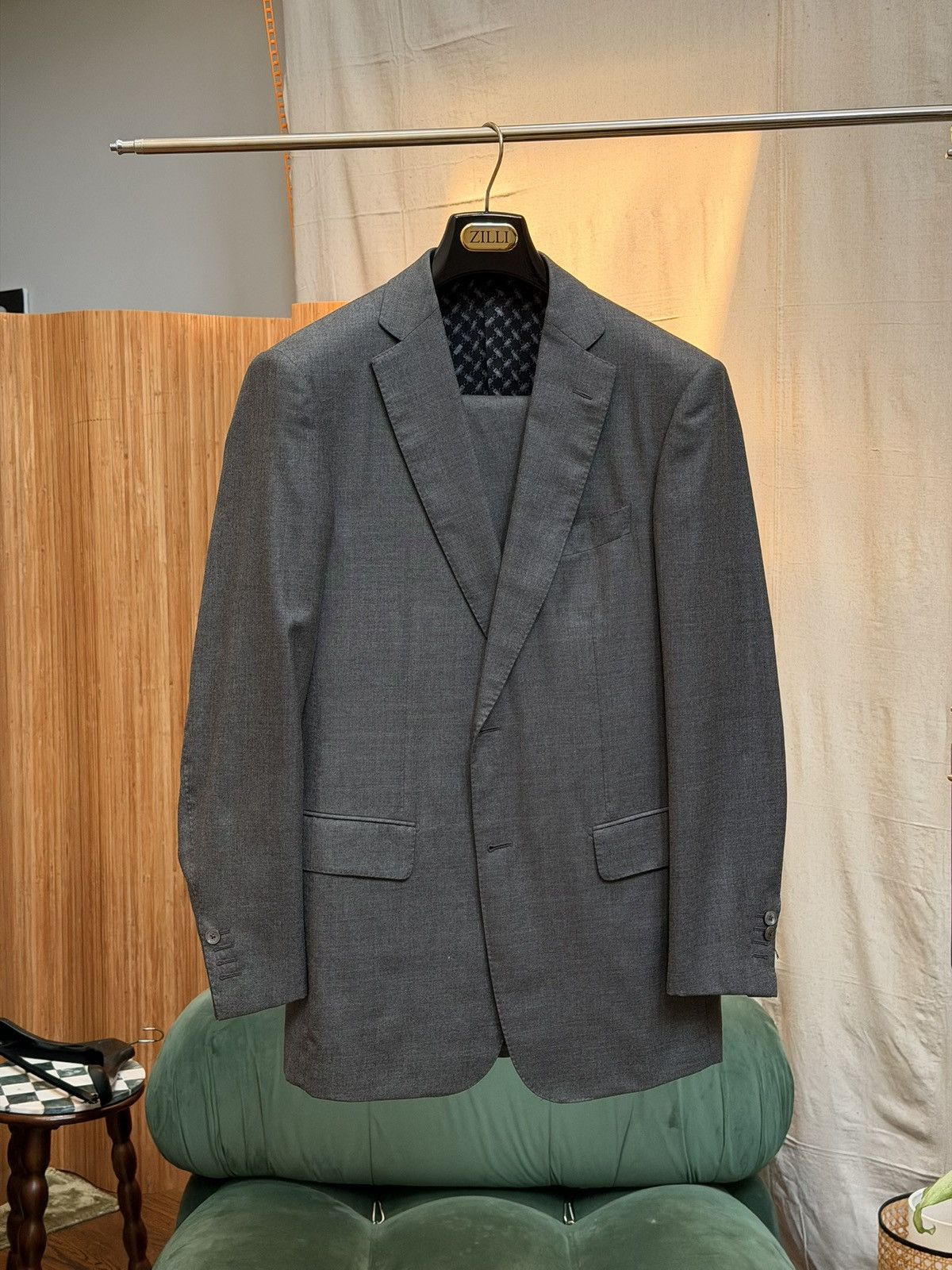 Zilli Zilli Cashmere Suit Size 40R - 1 Thumbnail