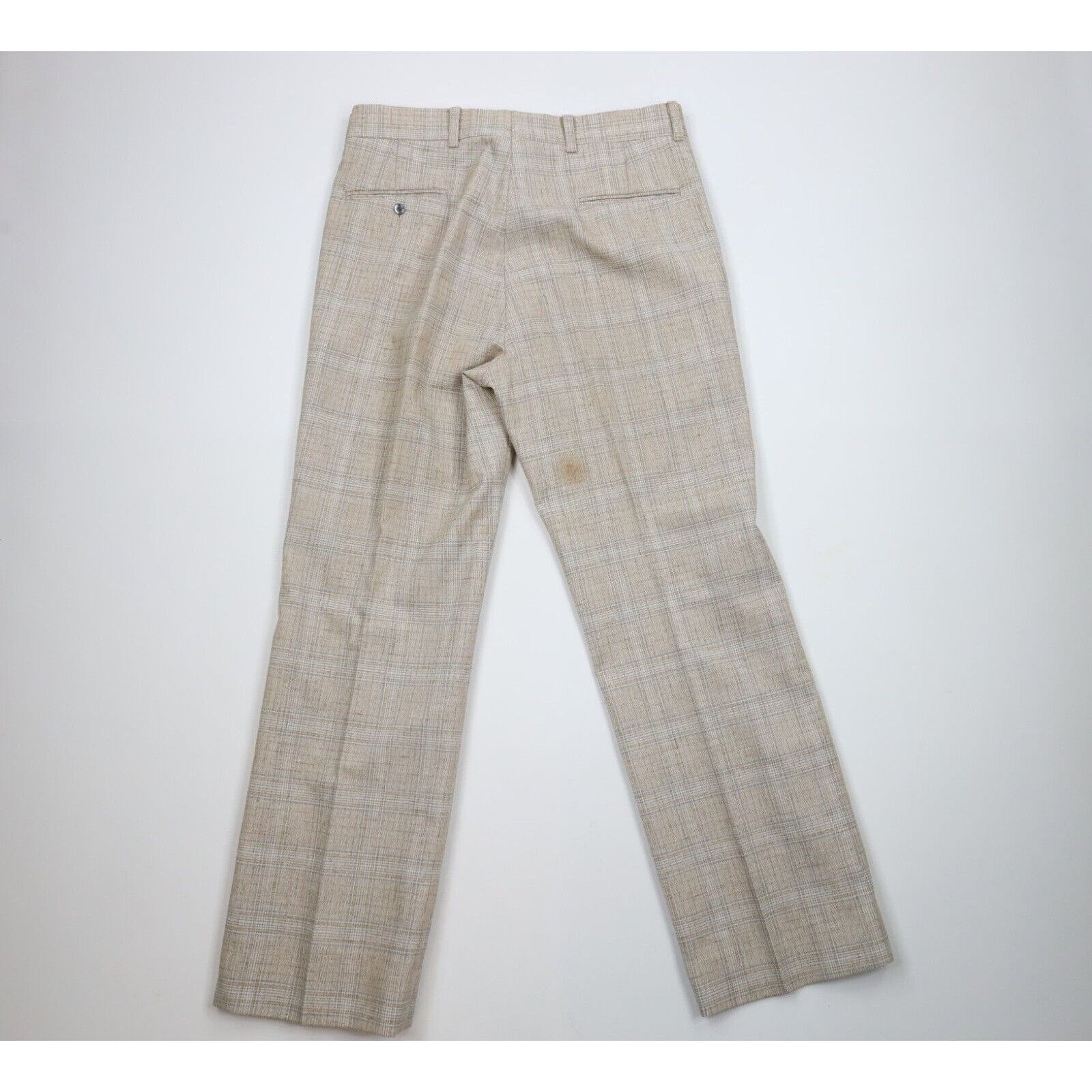 Vintage Vintage 70s Streetwear 3 Piece Wool Suit Wedding Size 42R - 16 Thumbnail