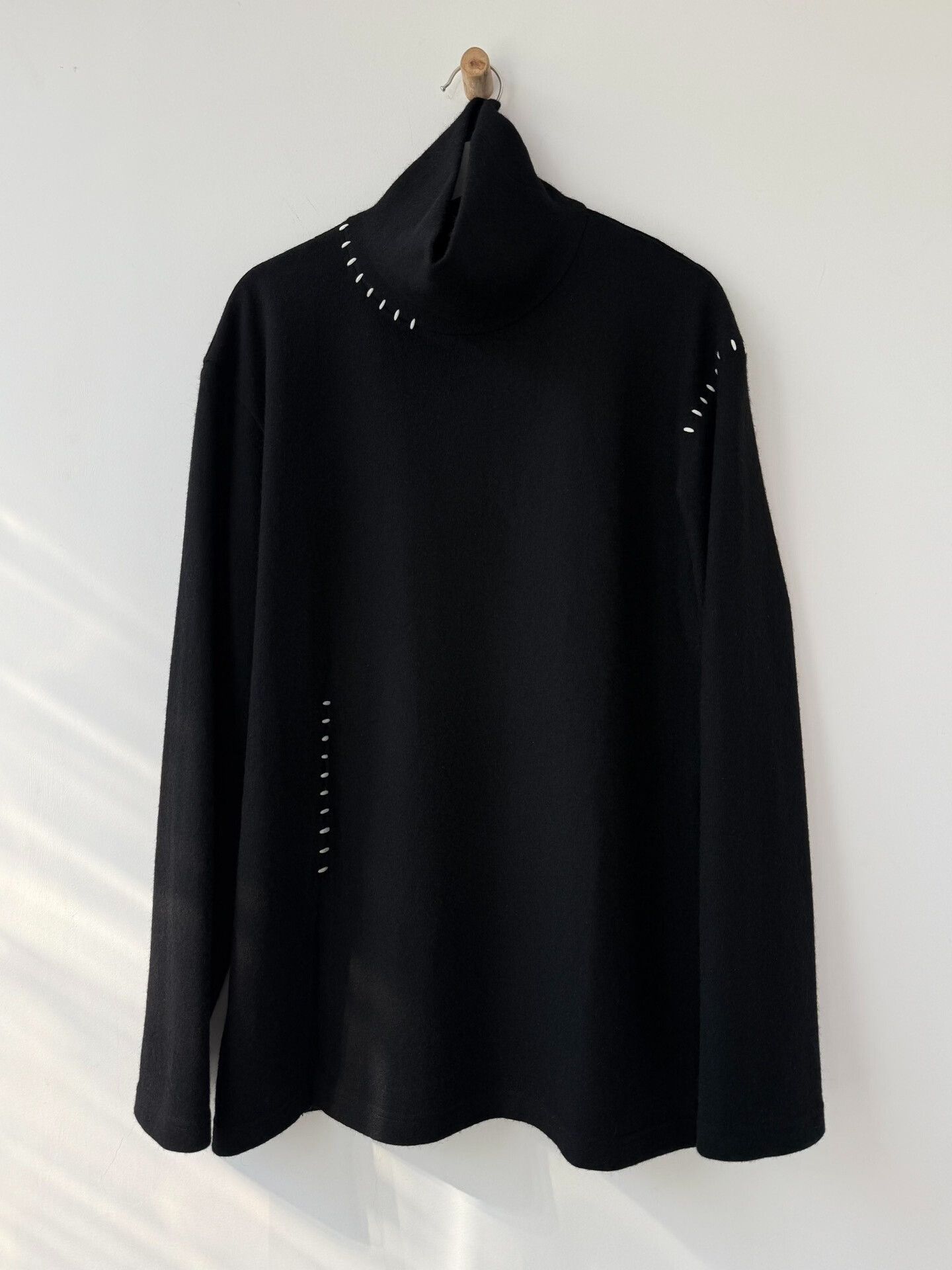 Yohji Yamamoto Yohji Yamamoto Wool Turtleneck Top Size US L / EU 52-54 / 3 - 1 Thumbnail