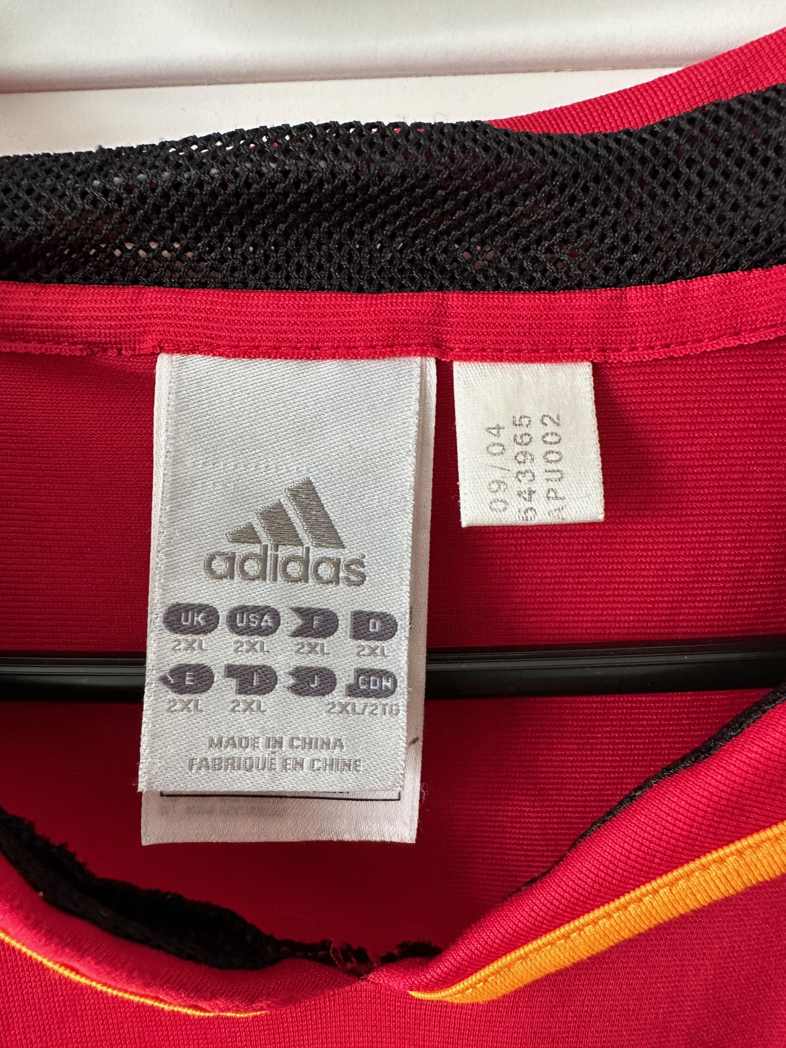 Adidas 2004 Adidas Soccer jersey Germany Deutschland football Size US XXL / EU 58 / 5 - 5 Thumbnail