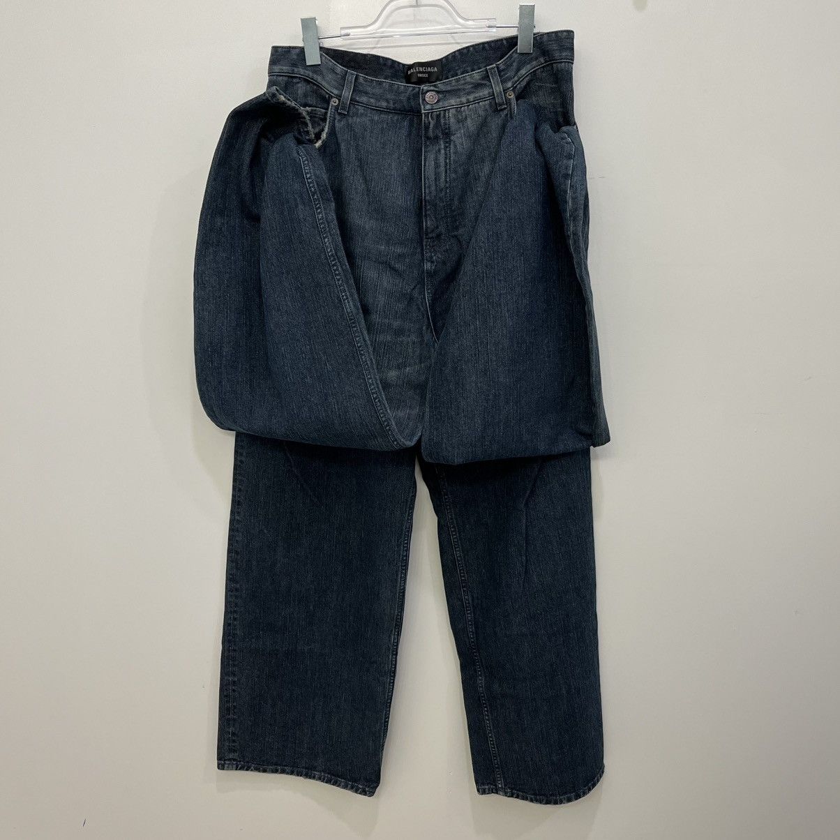 Balenciaga Balenciaga Double-Front Wide-Leg Unisex Denim AW23 Size US 34 / EU 50 - 3 Thumbnail