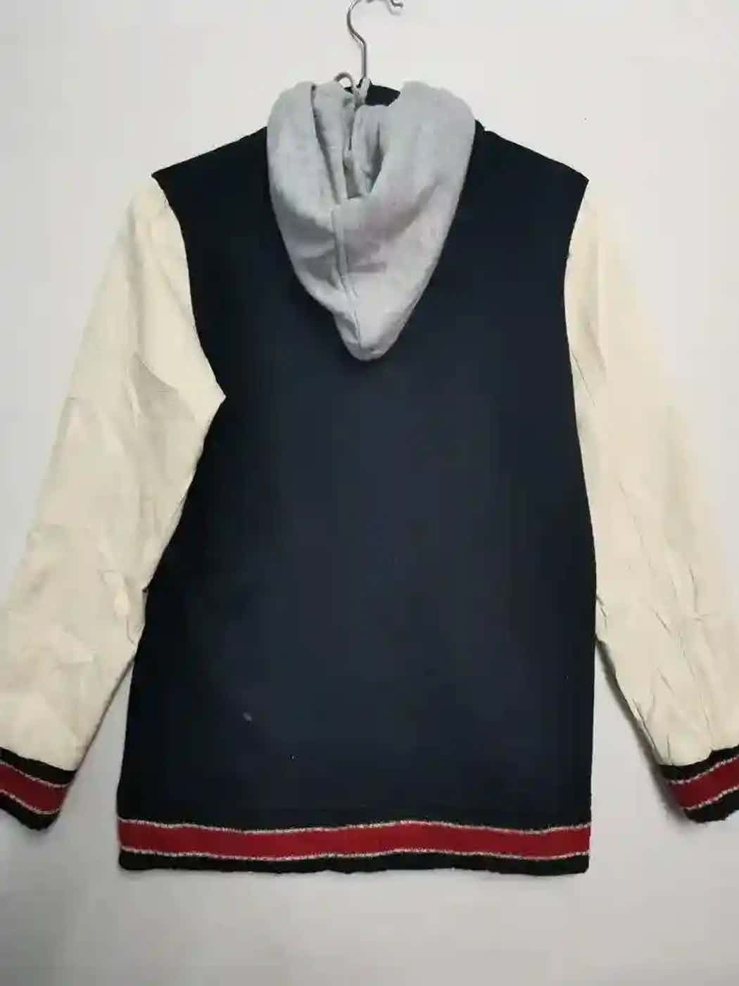Japanese Brand Vintage M Big Logo Varsity Jacket Hoodie Size US S / EU 44-46 / 1 - 4 Thumbnail