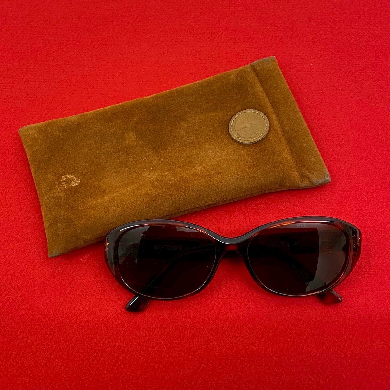 Gucci Gucci Sunglasses Brown Plastic Size ONE SIZE - 1 Thumbnail