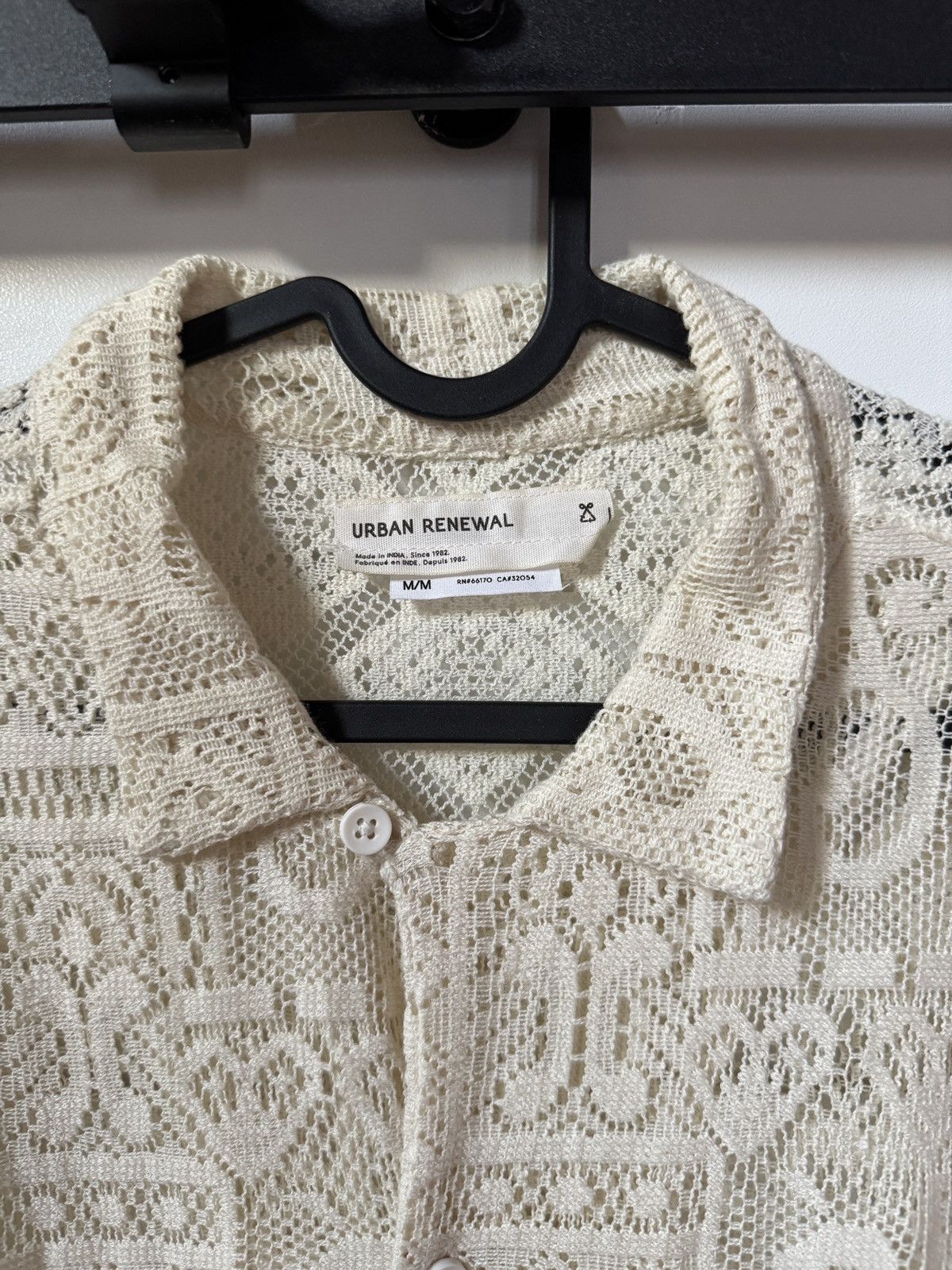 Urban Renewal Urban Renewal Lace Shirt Size US M / EU 48-50 / 2 - 2 Thumbnail