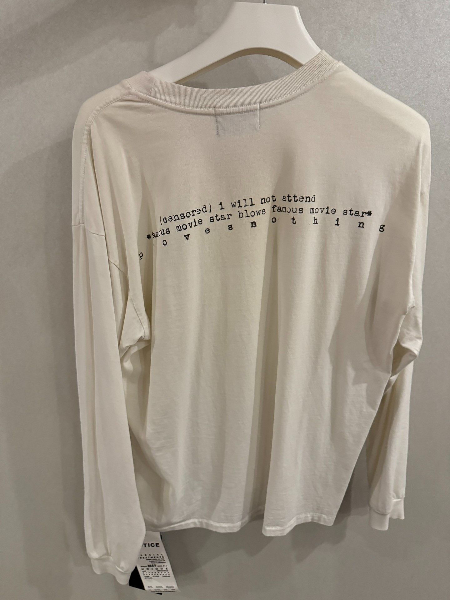 Enfants Riches Deprimes Enfants Riches Deprimes Portrait print long sleeve 2501-Ne Size US M / EU 48-50 / 2 - 7 Thumbnail