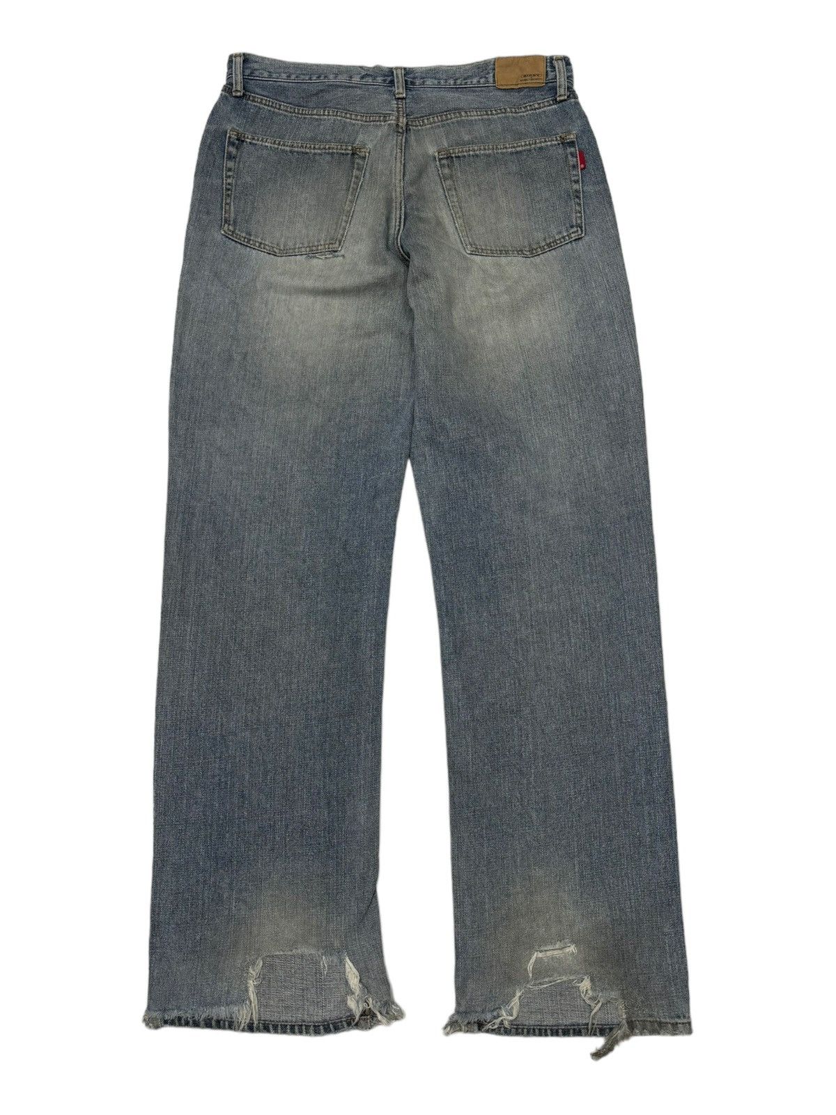 Yohji Yamamoto 🔥KANSAI YAMAMOTO BAGGY JEANS DISTRESS RIPS DENIM JEANS ...