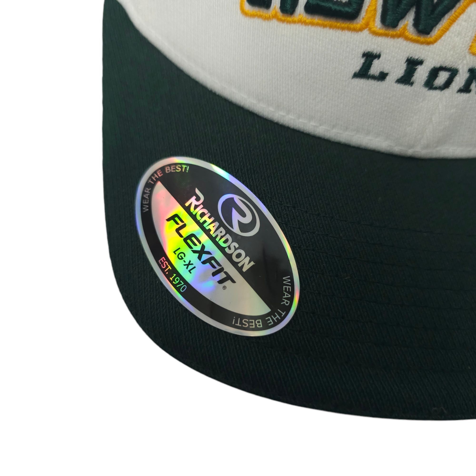 Richardson New Deal Lions L/XL Cap Back Mesh Embroidered Logo Flex Fit Size ONE SIZE - 7 Thumbnail