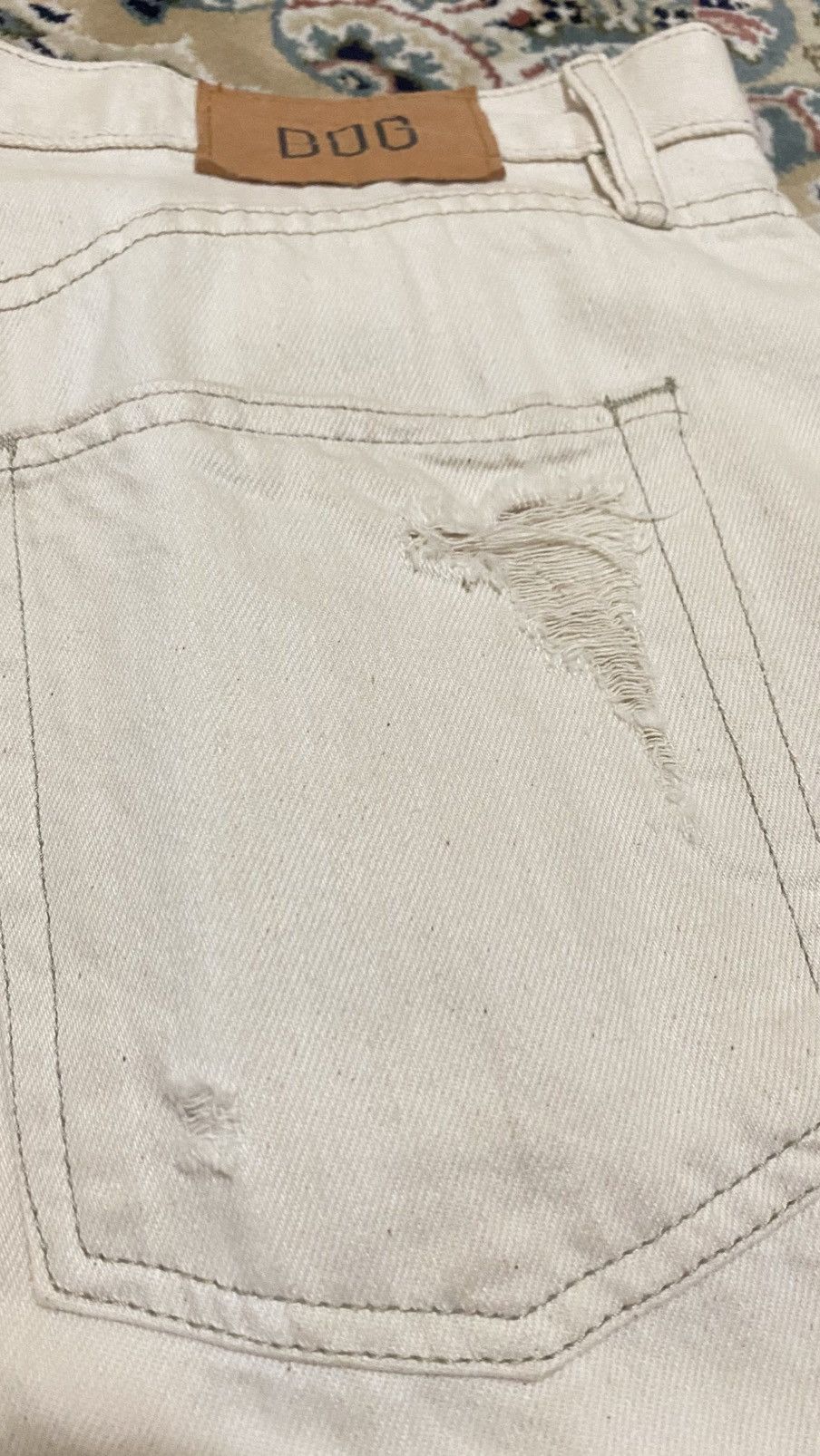 Bdg BDG High Rise Baggy Jeans with Distressed Denim Size US 38 / EU 54 - 5 Thumbnail