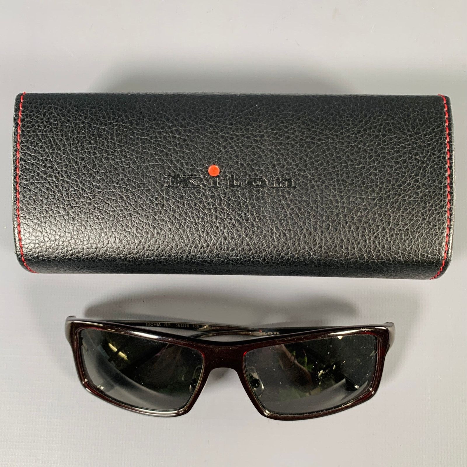 Kiton KITON -Ischia- Brown Silver Titanium Sunglasses Size ONE SIZE - 7 Thumbnail