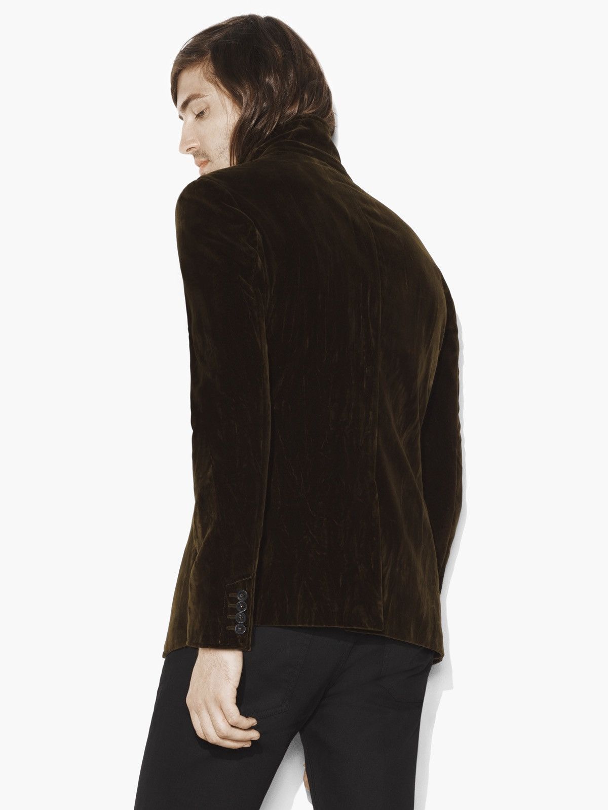 John Varvatos Crushed velvet Multibutton jacket 48 Size US M / EU 48-50 / 2 - 2 Thumbnail