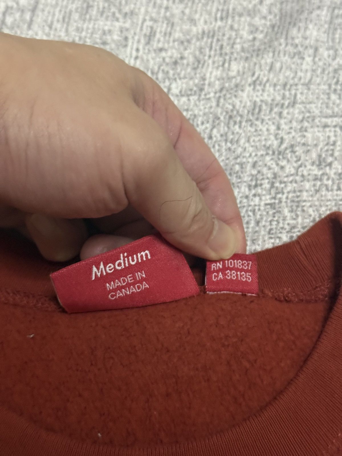 Supreme Supreme fw18 rust box logo crewneck Size US M / EU 48-50 / 2 - 4 Thumbnail
