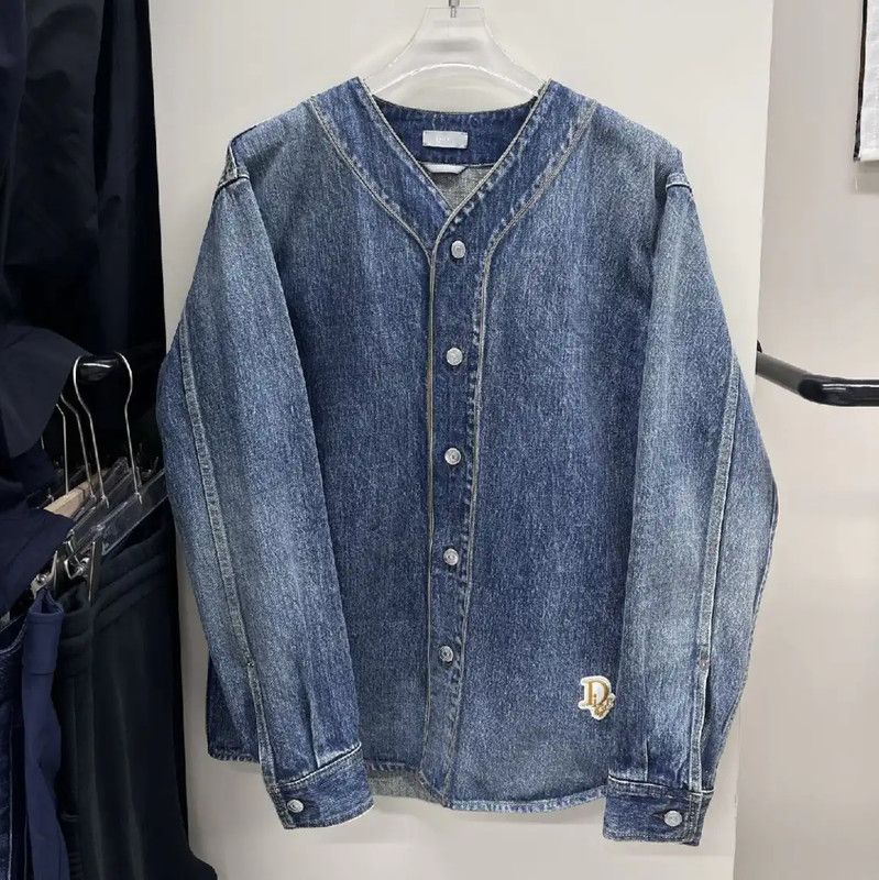 Dior Dior Multicolor Denim Jacket for Men 0089 Size US L / EU 52-54 / 3 - 1 Thumbnail