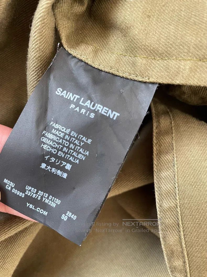 Saint Laurent Paris Saint Laurent Paris Ranger Military Green Peacoat Size US M / EU 48-50 / 2 - 4 Thumbnail