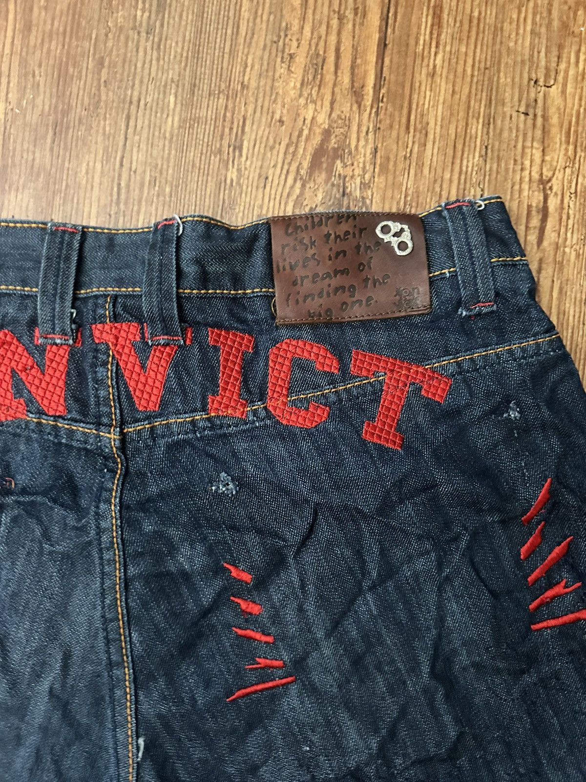 Designer × Vintage Konvict jeans Size US 36 / EU 52 - 2 Thumbnail