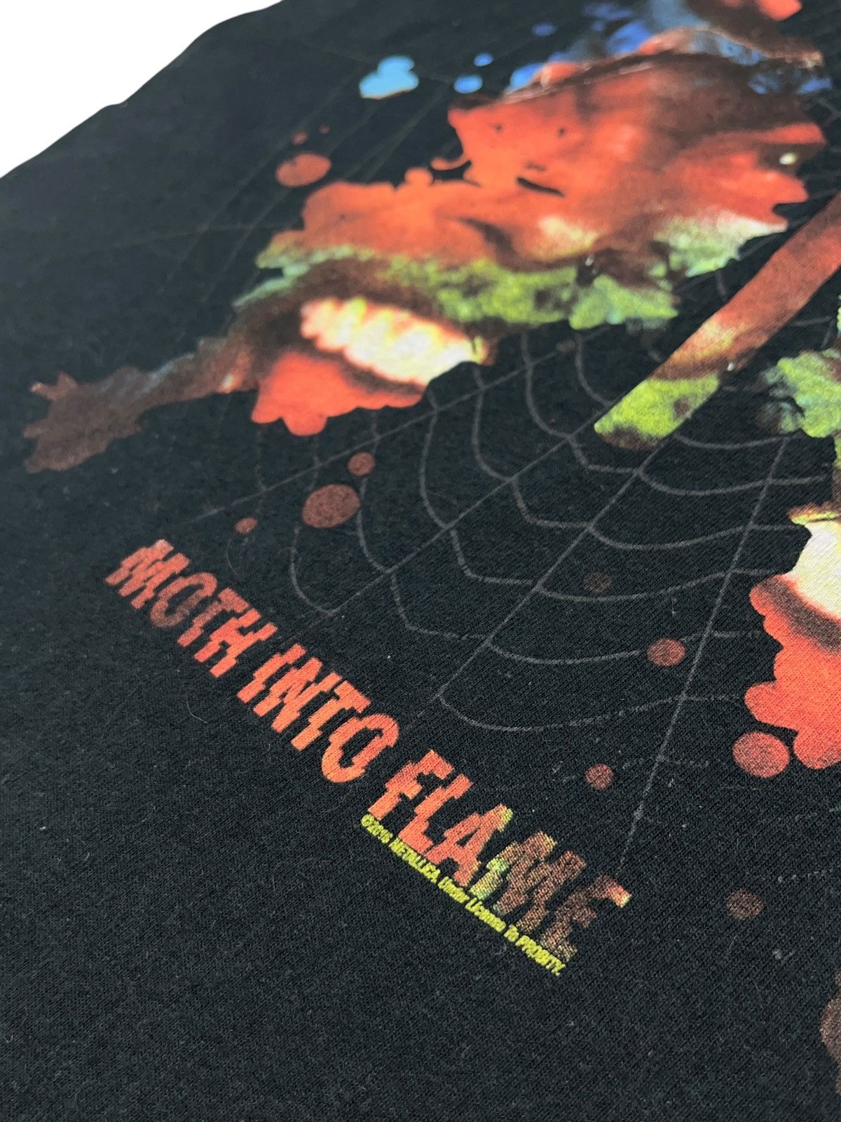 Band Tees × Metallica × Vintage 2016 Metallica Moth Into Flame T-shirt Size S / US 4 / IT 40 - 4 Thumbnail