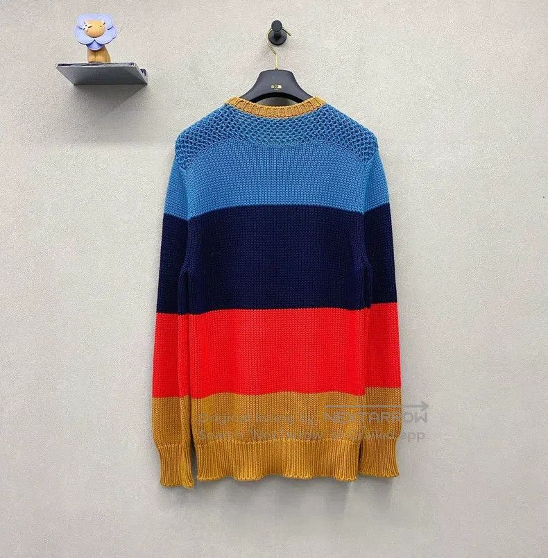 Louis Vuitton Louis Vuitton Pull-over contrast knit sweater Size US S / EU 44-46 / 1 - 3 Thumbnail