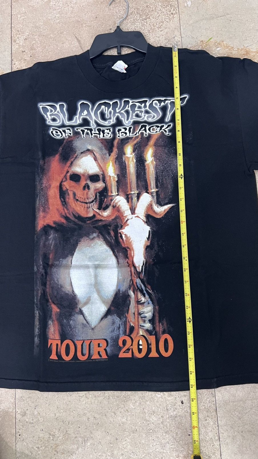 Band Tees × Vintage 2010 Danzig Blackest Of The Black Tour Tee Size XL Size US XL / EU 56 / 4 - 7 Thumbnail