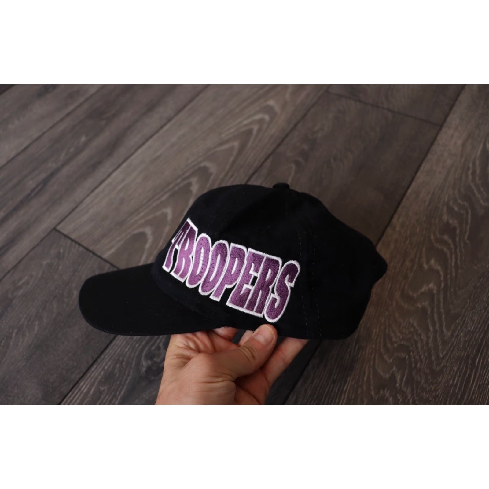 Star Wars VINTAGE STAR WARS STORM TROOPER SNAPBACK HAT CAP UNISEX ONE SIZE BLACK 90s LUCASFILM 1997 Cap01 Size ONE SIZE - 4 Thumbnail