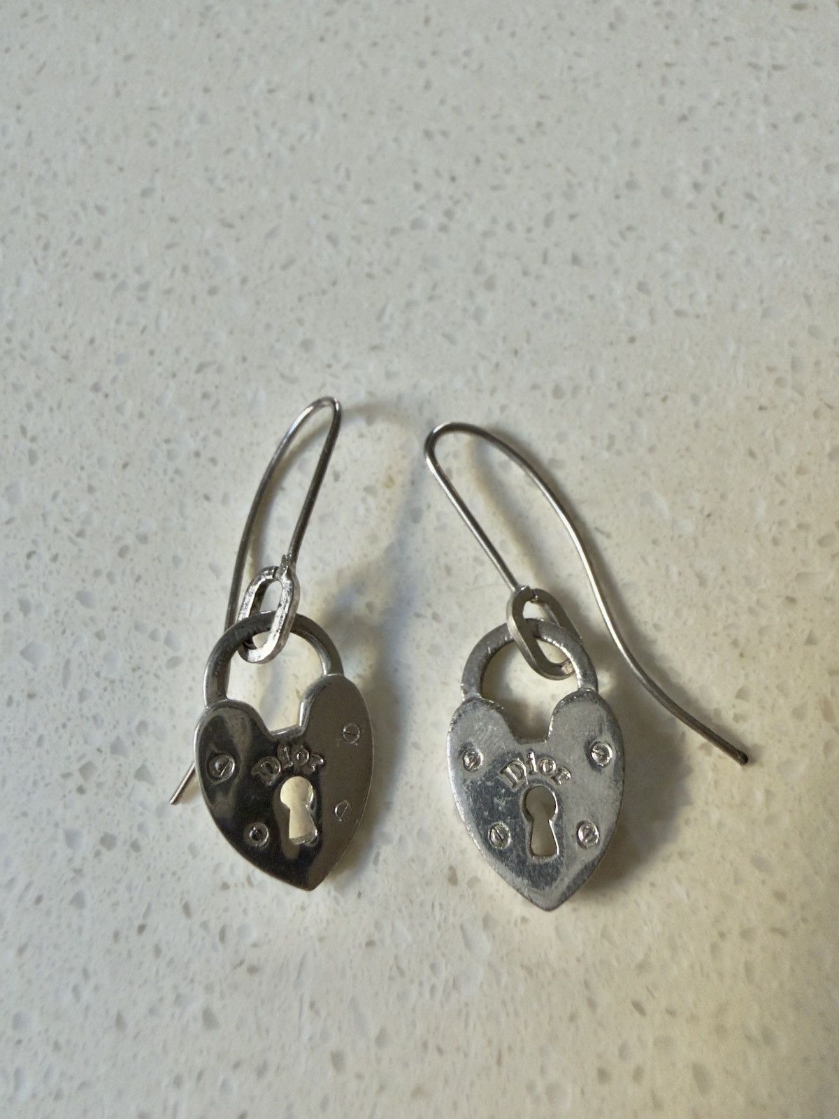 Dior Dior padlock heart earrings Size ONE SIZE - 1 Thumbnail