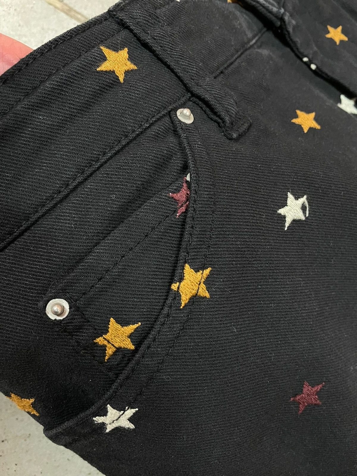 Isabel Marant Etoile Isabel Marant Jeans Embroidery Stars Size 28" / US 6 / IT 42 - 6 Thumbnail