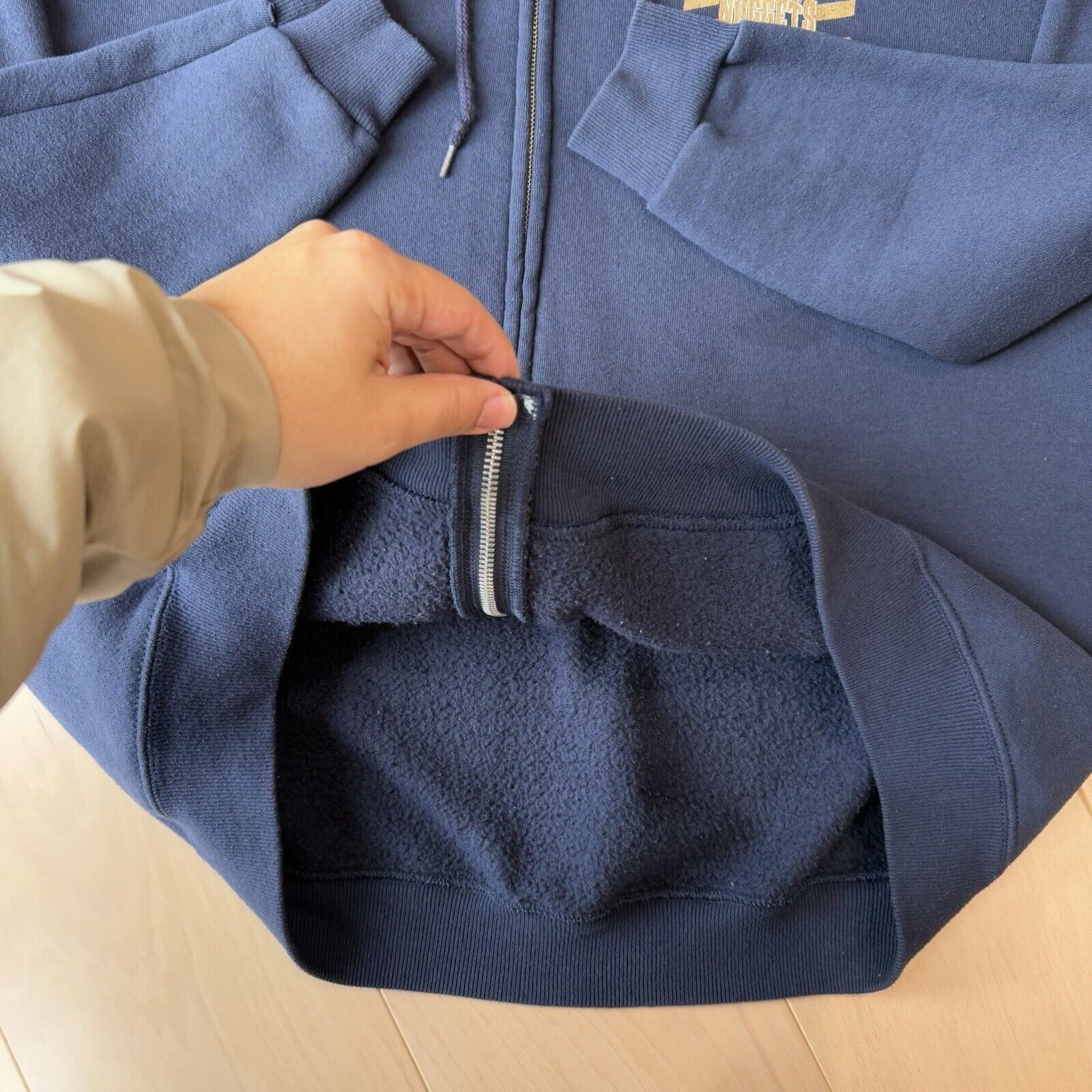 NBA × Vintage Vintage Denver Nuggets Jacket XL Navy 90s Full Zip NBA Size US XL / EU 56 / 4 - 6 Thumbnail