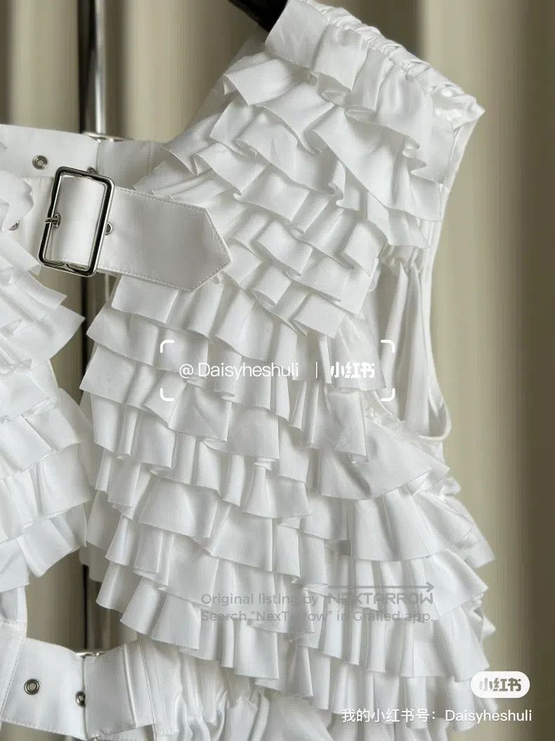 Comme des Garcons Comme Des Garcons White lace vest Size S / US 4 / IT 40 - 4 Thumbnail