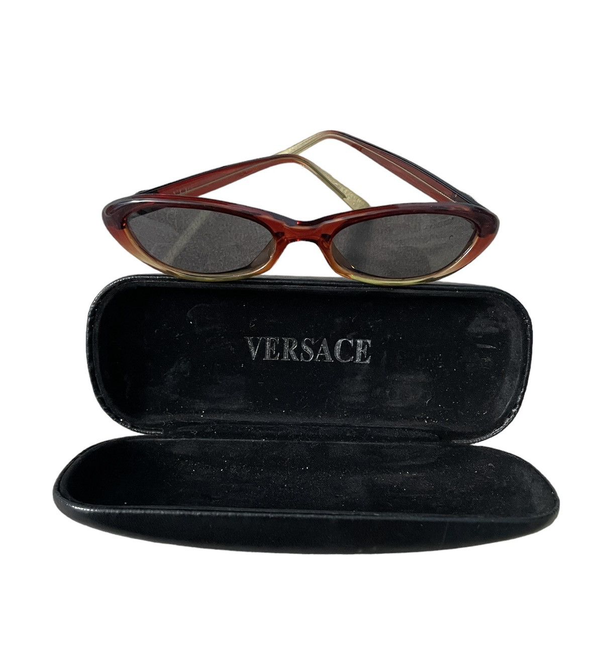 Versace 90s Gianni Versace Oval Cat Eye Frame With Medusa Logo Size ONE SIZE - 1 Thumbnail