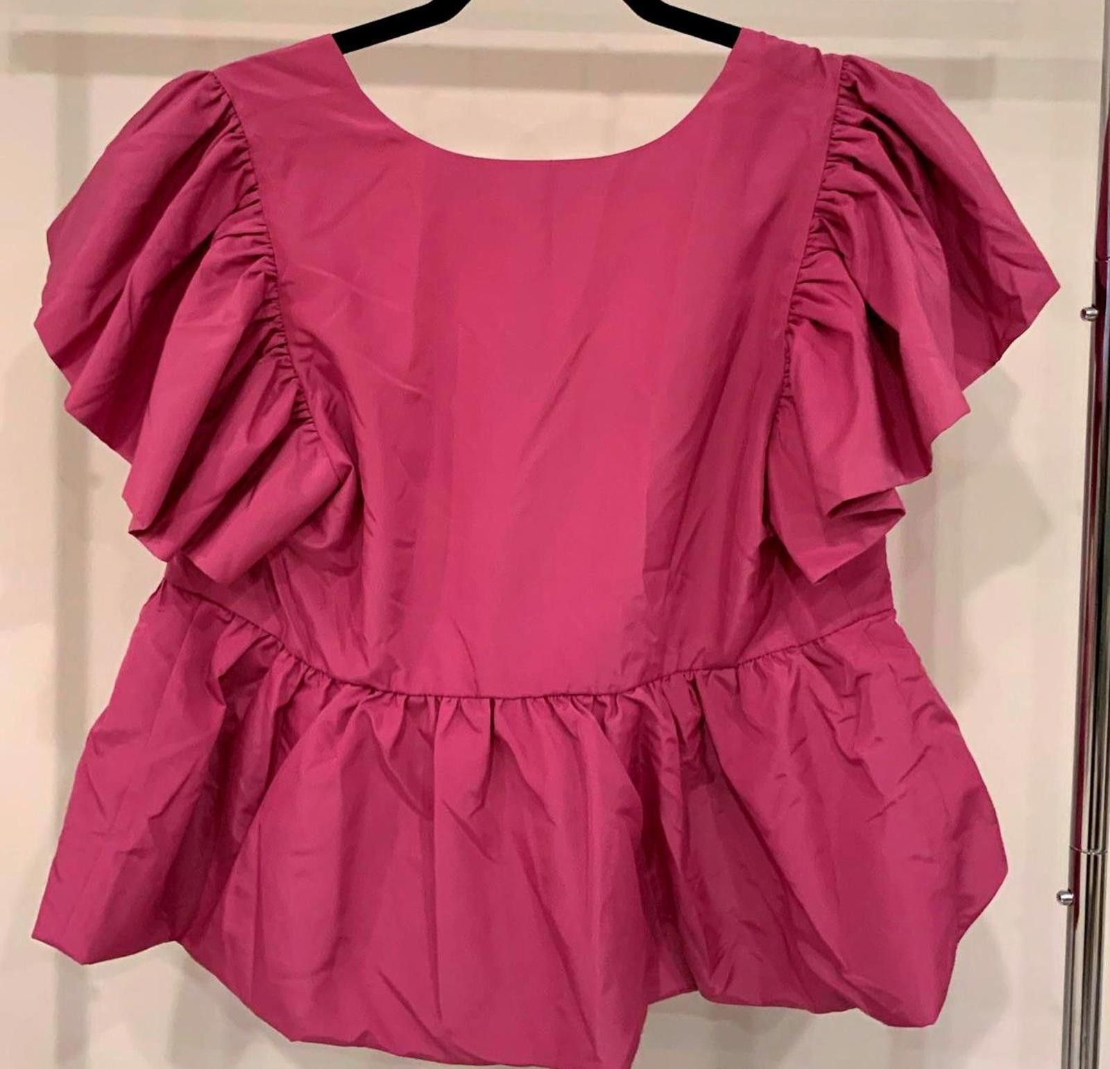 Express Stylish Express Puff Sleeve Top - Size L Size L / US 10 / IT 46 - 2 Thumbnail