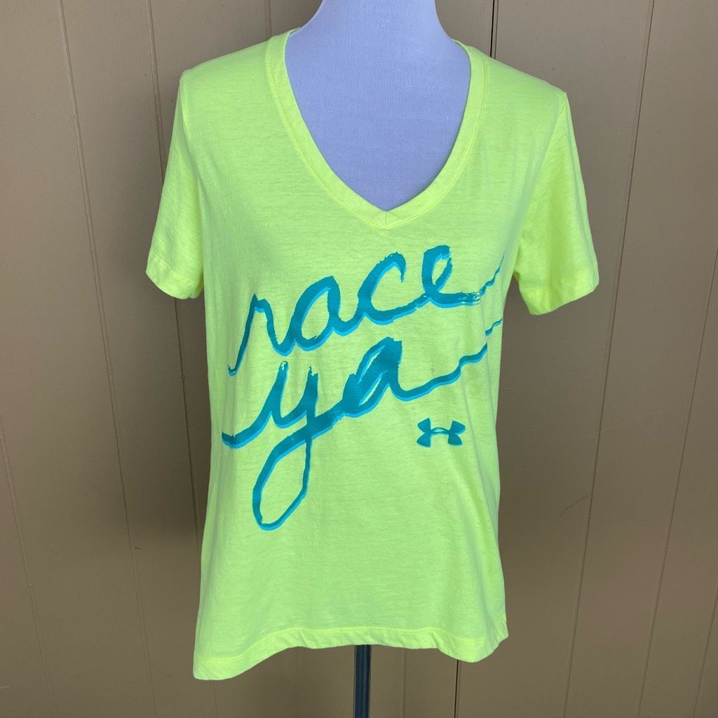 Under Armour Under Armour women L fitted heatgear v-cut short sleeve acti Size L / US 10 / IT 46 - 1 Thumbnail