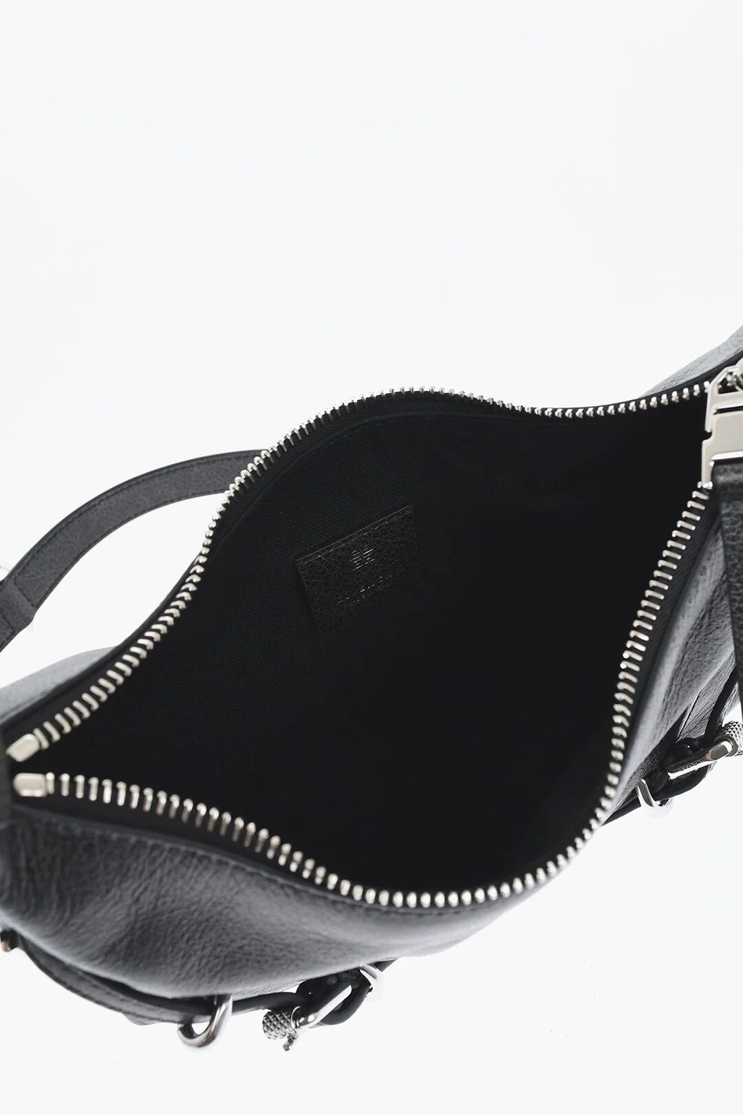 Givenchy og1mm0326 Size: OS / Hammered Leather Hobo Bag in Grey Size ONE SIZE - 4 Thumbnail
