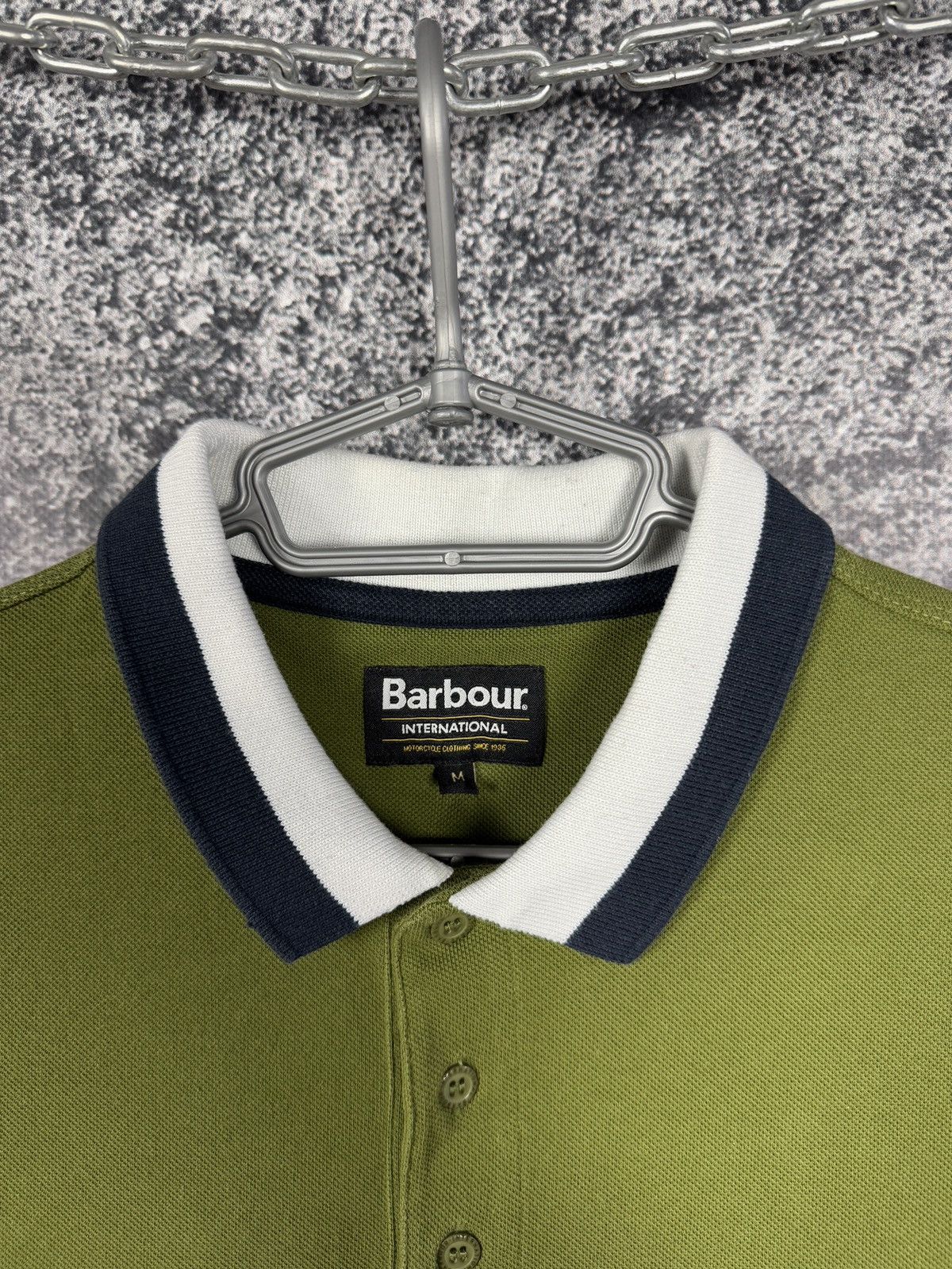 Barbour Barbour International Cotton Polo Shirt Luxury Size M Size US M / EU 48-50 / 2 - 7 Thumbnail