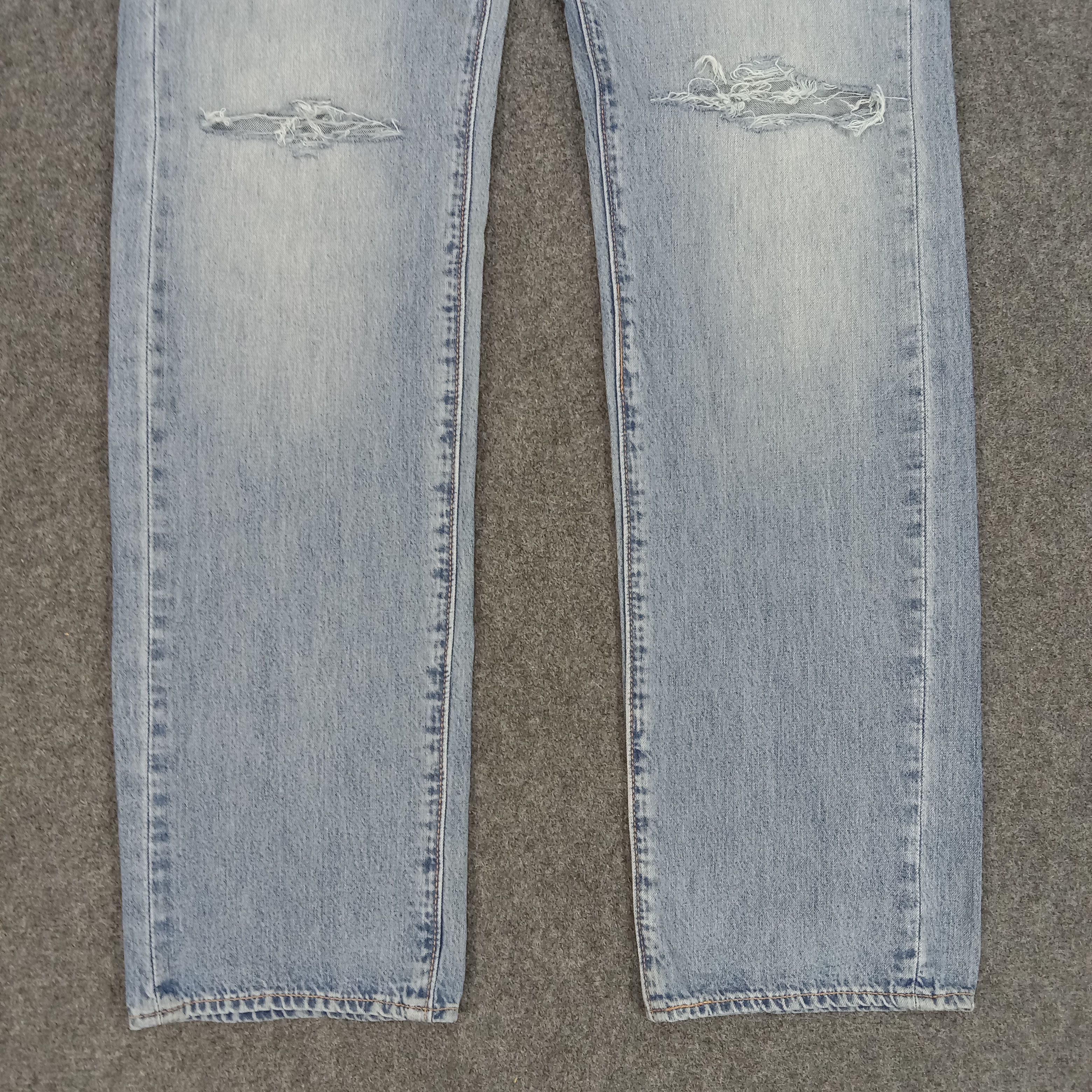 Levi's × Vintage Levi's American Distressed Style Denim Jeans Size US 30 / EU 46 - 5 Thumbnail