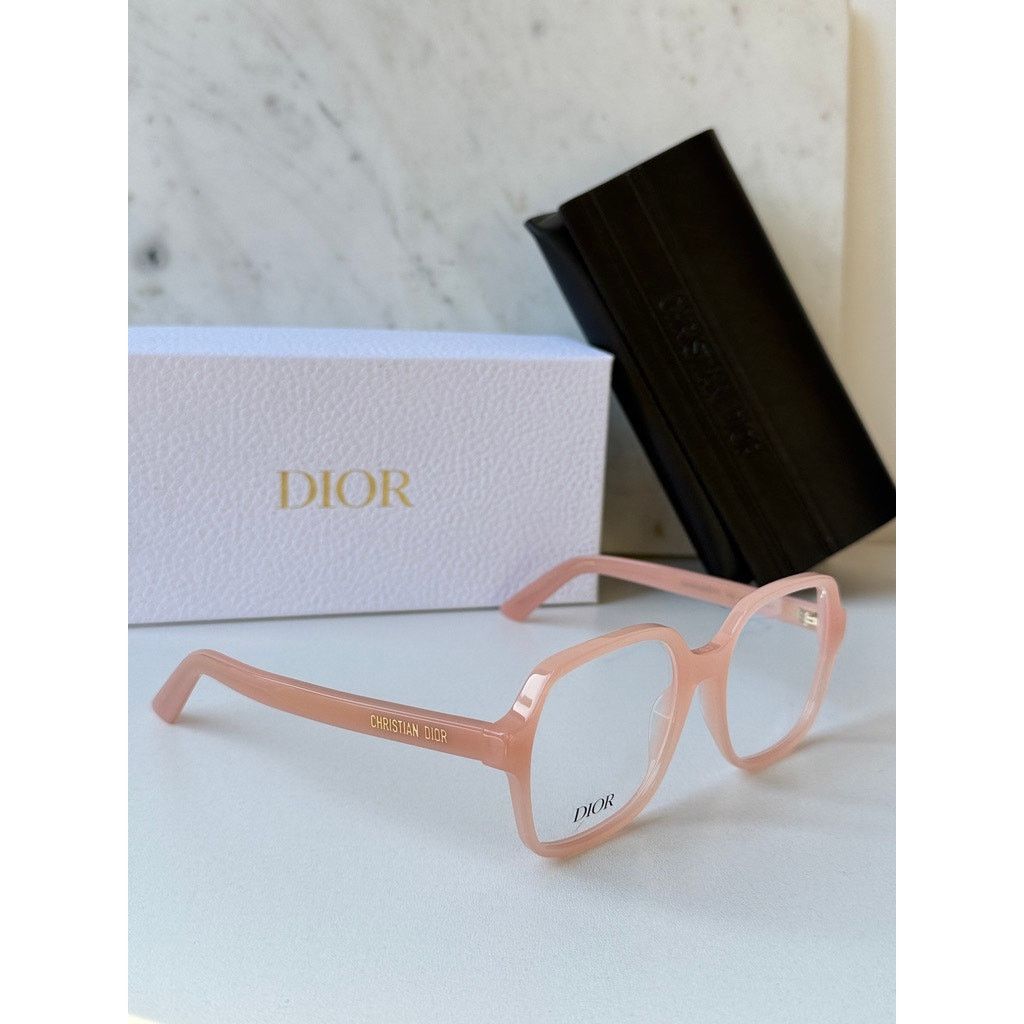 Dior NEW Dior DiorMidnightO S1I Square Eyeglasses Frames in Pink Size ONE SIZE - 5 Thumbnail