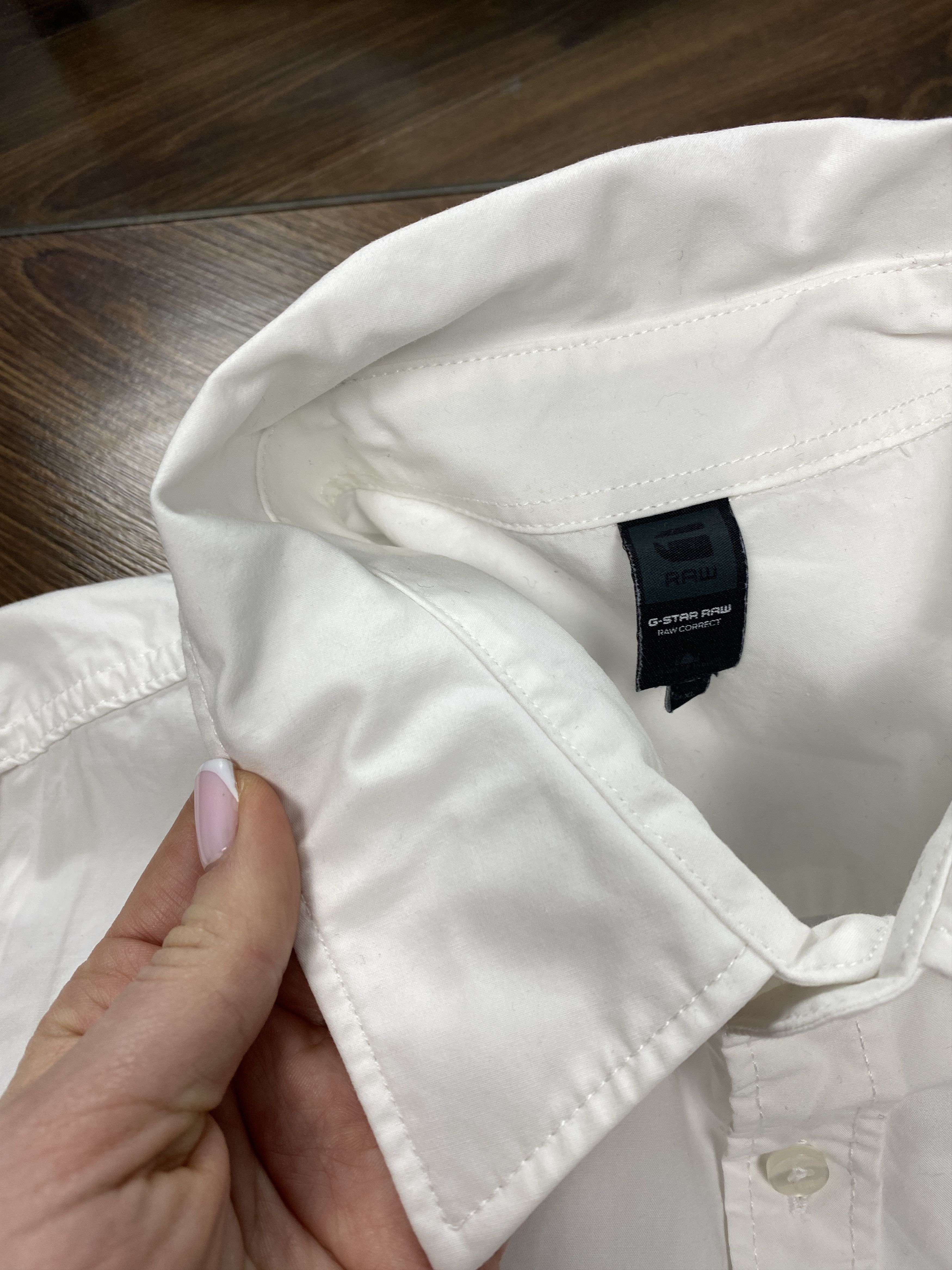 G-Star G Star Raw vintage white long sleeve shirt Size US XL / EU 56 / 4 - 6 Thumbnail