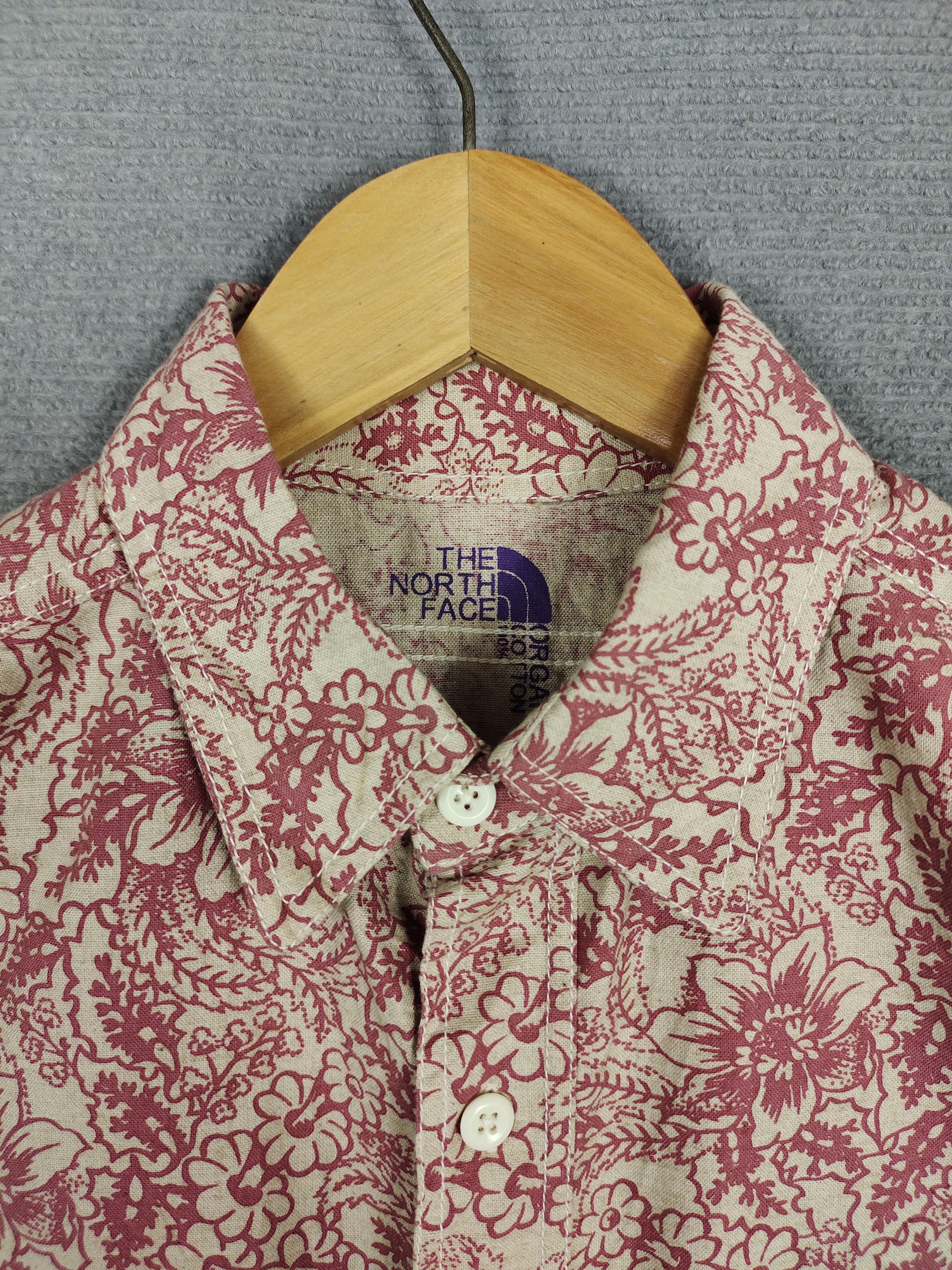 Nanamica × The North Face Purple Label The North Face Purple Label Nanamica Flower Printed Shirt Size US L / EU 52-54 / 3 - 6 Thumbnail