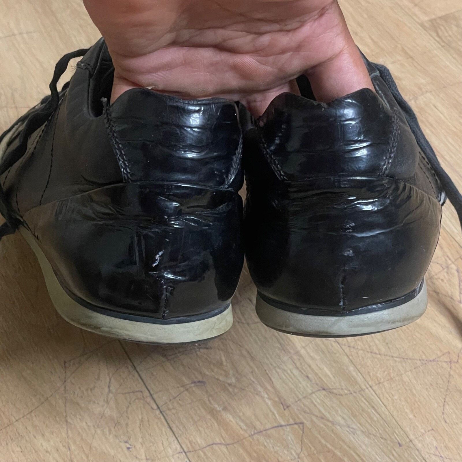 Dior Christian Dior Homme Sneakers Men's Low TOP Black Leather Size US 9 / EU 42 - 10 Thumbnail