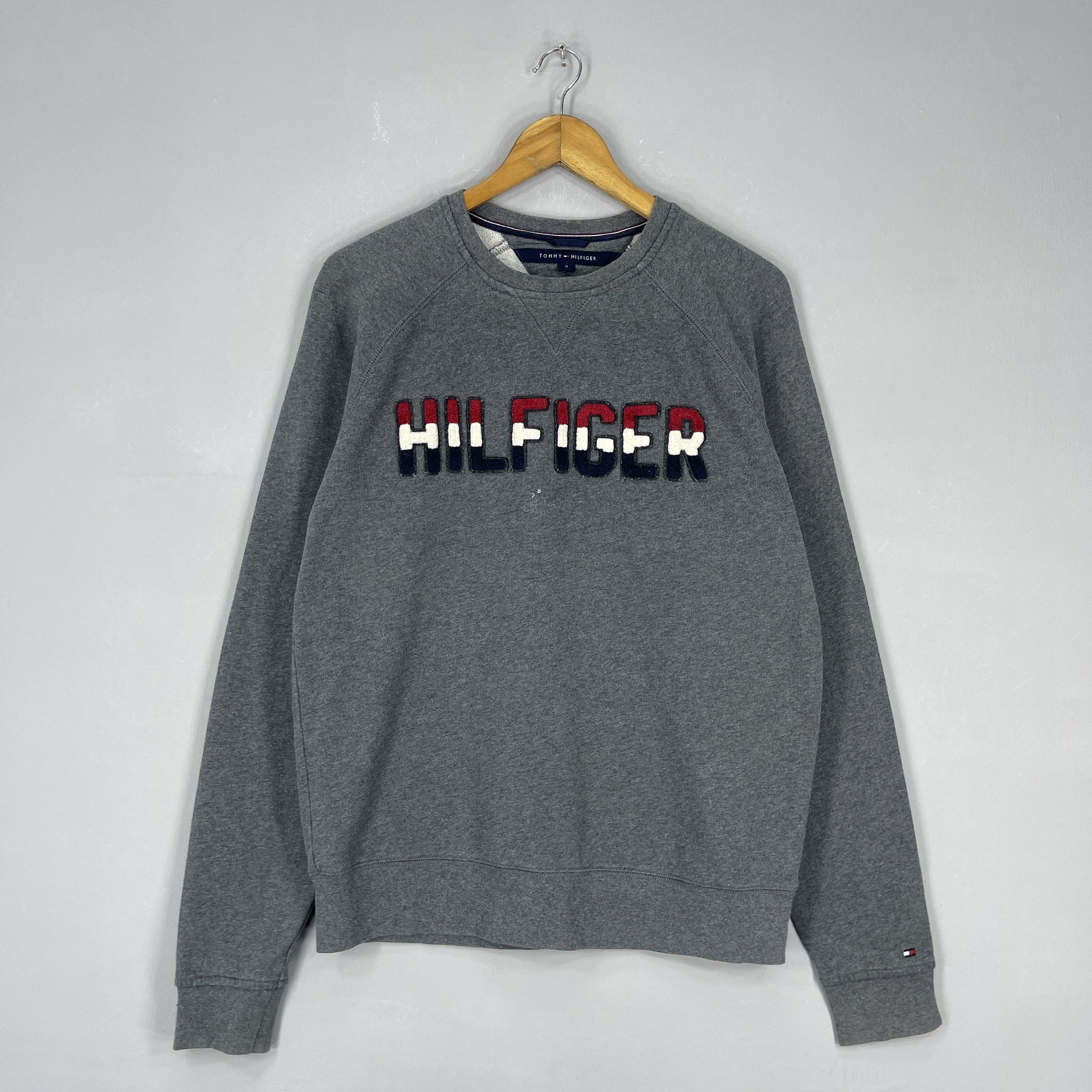 Tommy Hilfiger Vintage TOMMY HILFIGER Spellout Embroidery Sweatshirt Size US M / EU 48-50 / 2 - 5 Thumbnail