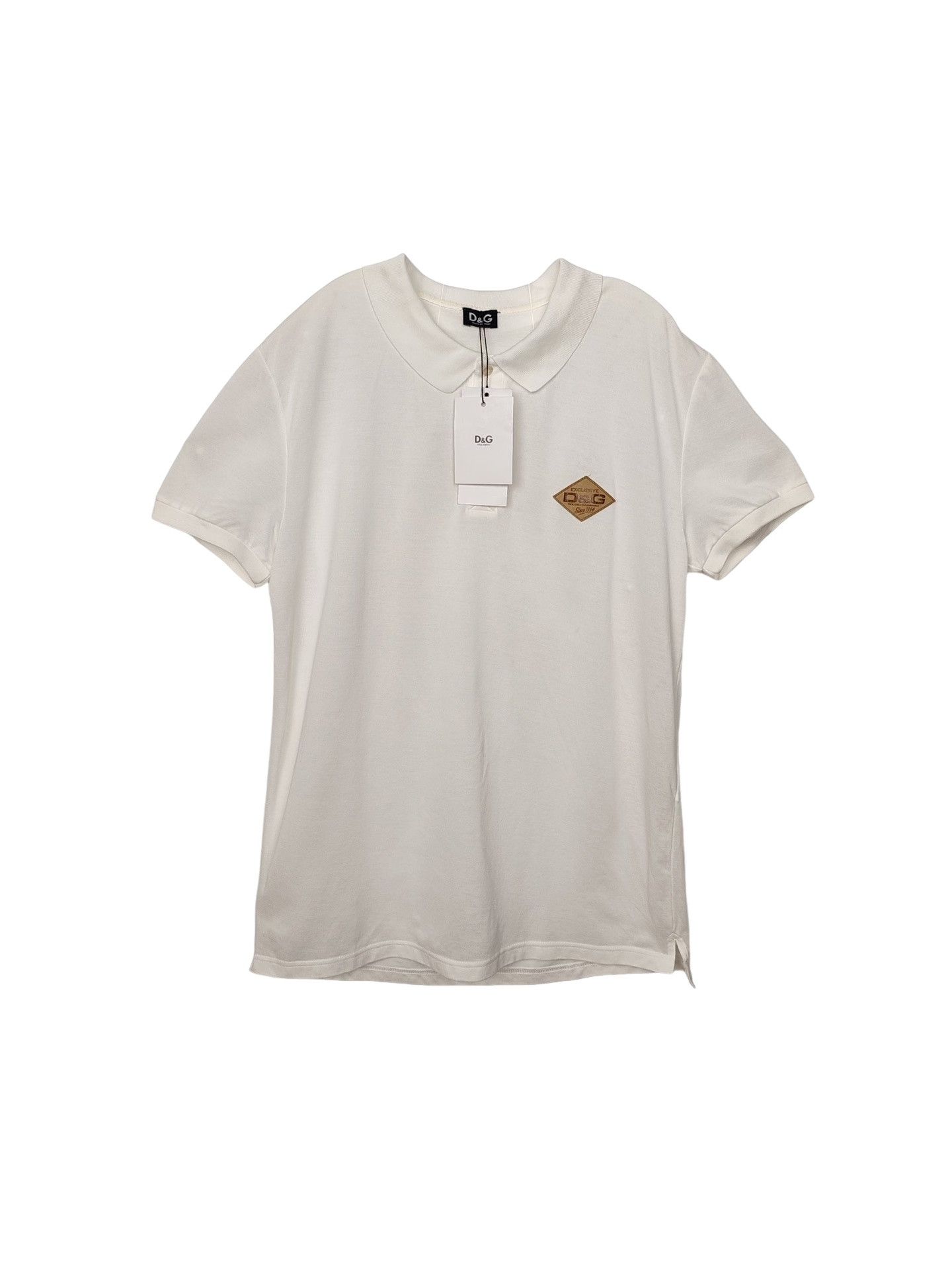 Dolce & Gabbana Dolce & Gabbana Logo Patch Polo Shirt Size L Size US L / EU 52-54 / 3 - 1 Thumbnail