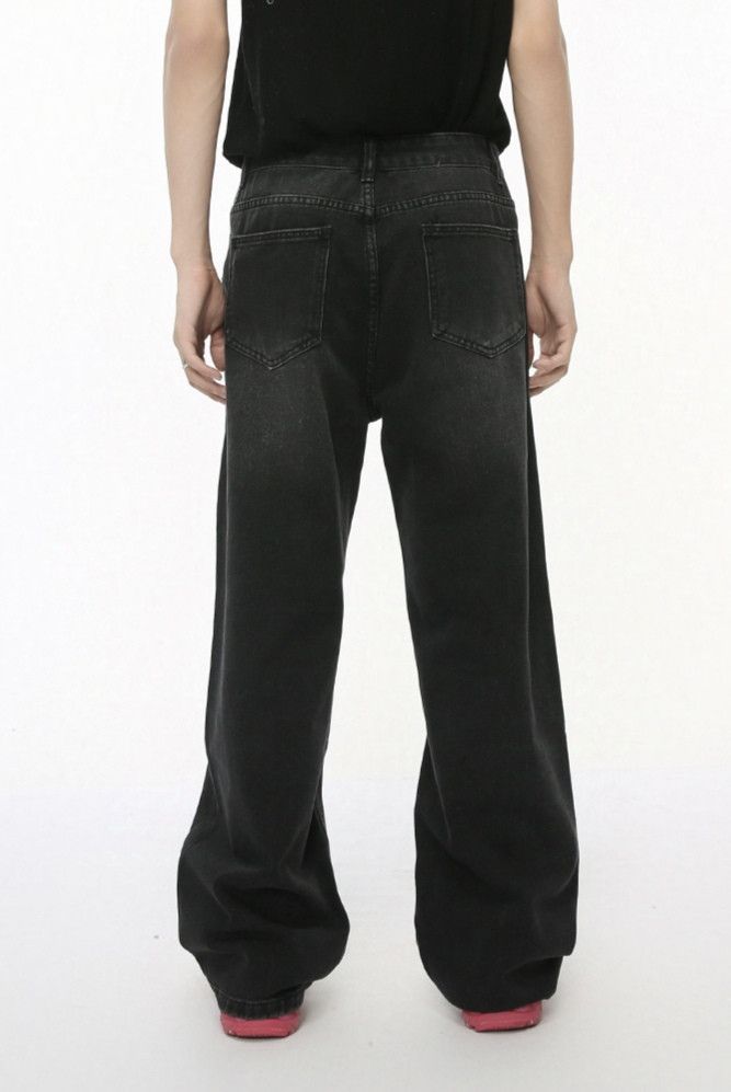 Jean × Vintage Patch Piercing Design Jeans Size US 28 / EU 44 - 3 Thumbnail