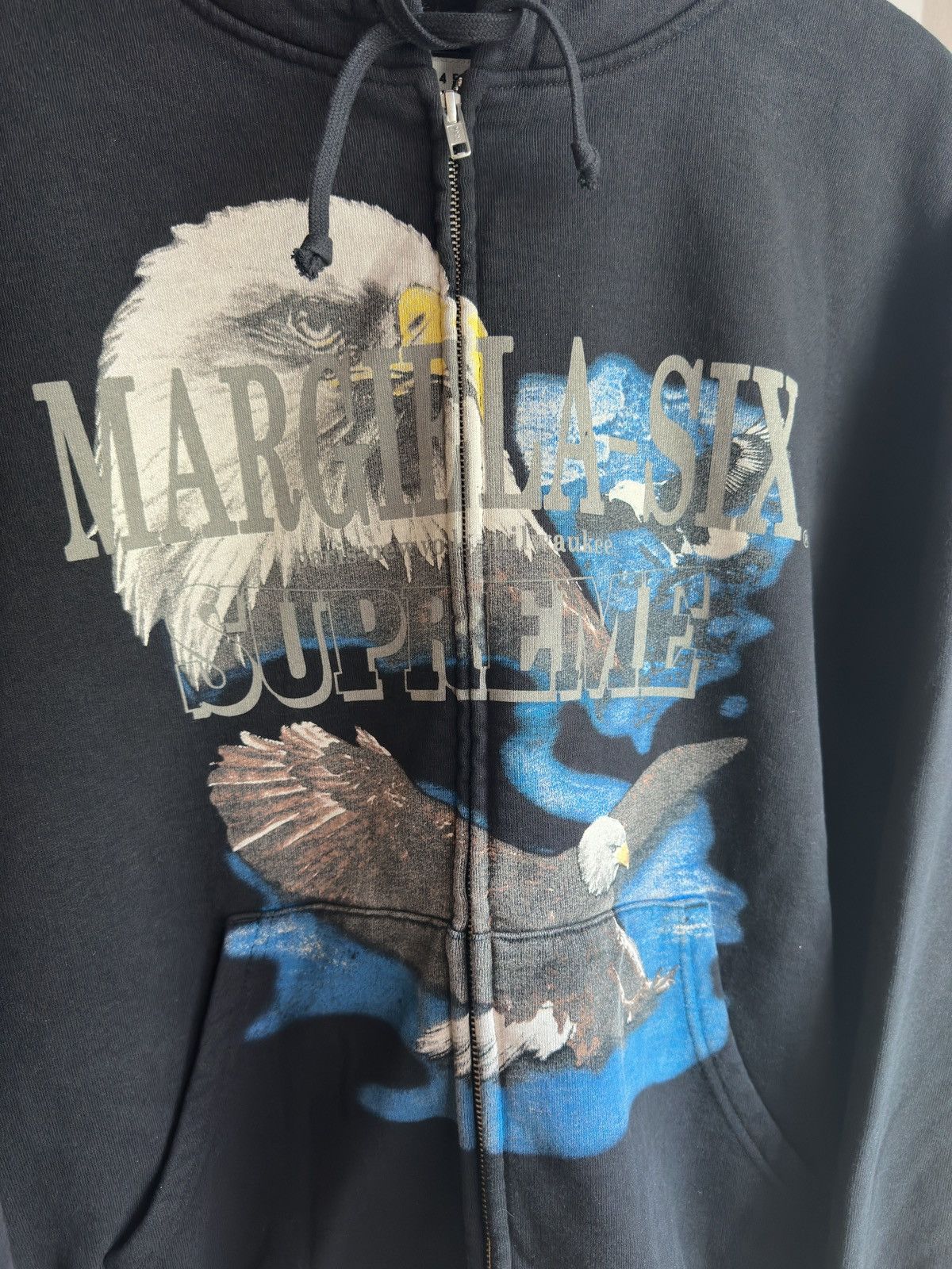 Maison Margiela × Supreme Supreme x MM6 Maison Margiela Eagle Zip Up Hoodie Black Size US L / EU 52-54 / 3 - 3 Thumbnail