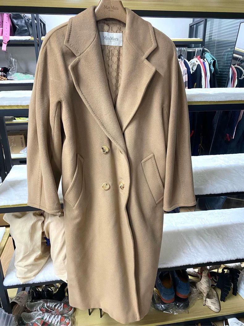 MaxMara Camel Wool Overcoat with Belt