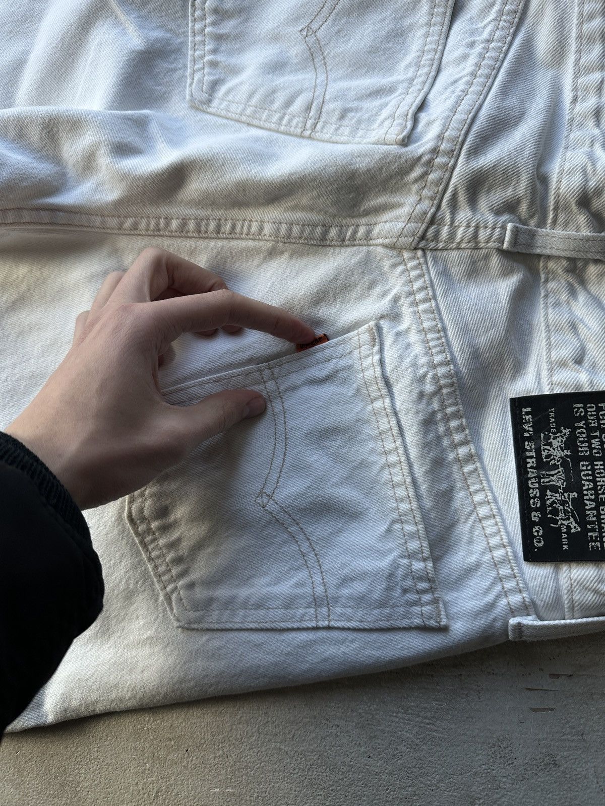Levi's ORANGE TAB 🚨Vintage 90s Levis Jeans 615 black tag y2k Denim Size US 30 / EU 46 - 5 Thumbnail
