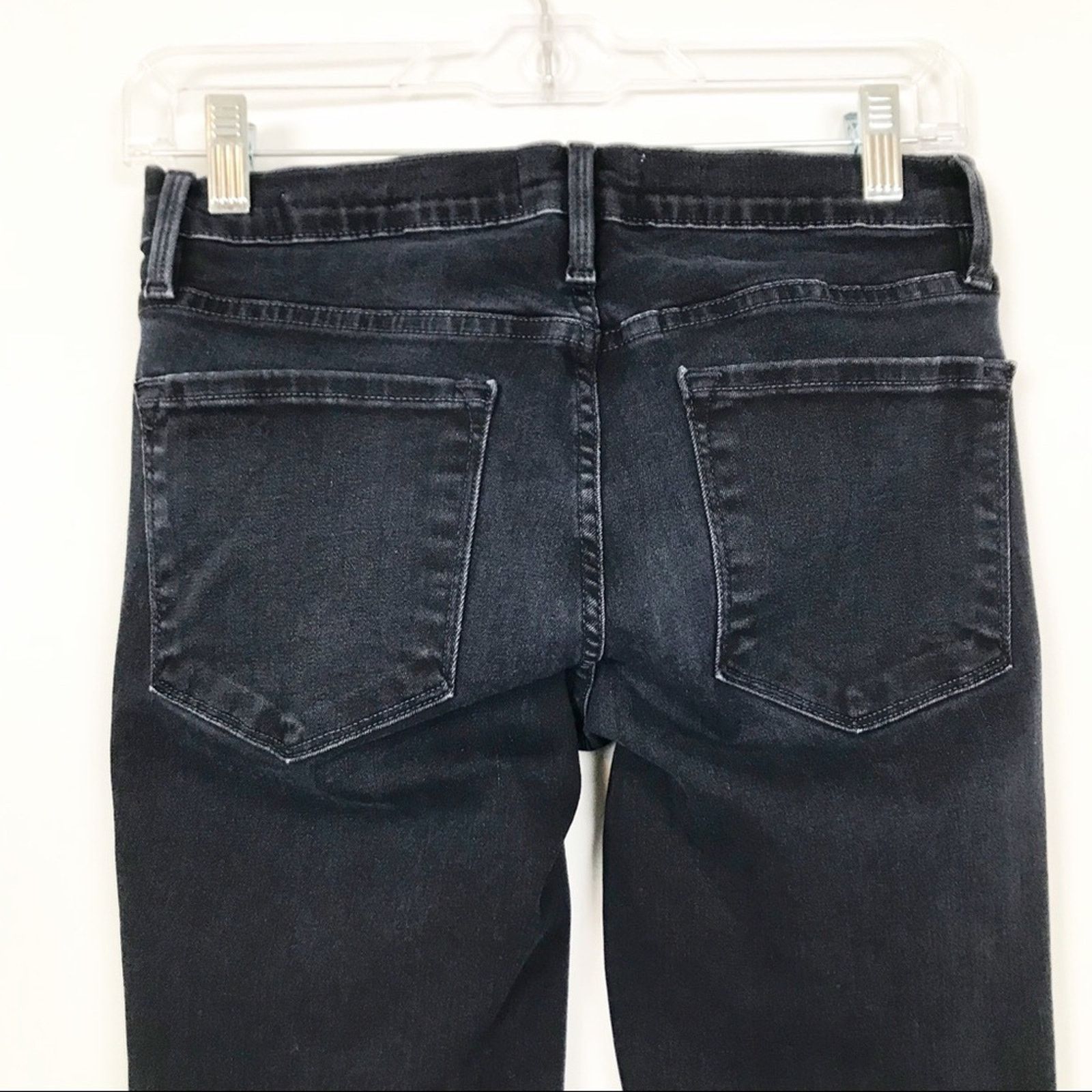 Frame Frame Denim Le Skinny de Jeanne Dark Wash Jeans Size 27" / US 4 / IT 40 - 6 Thumbnail