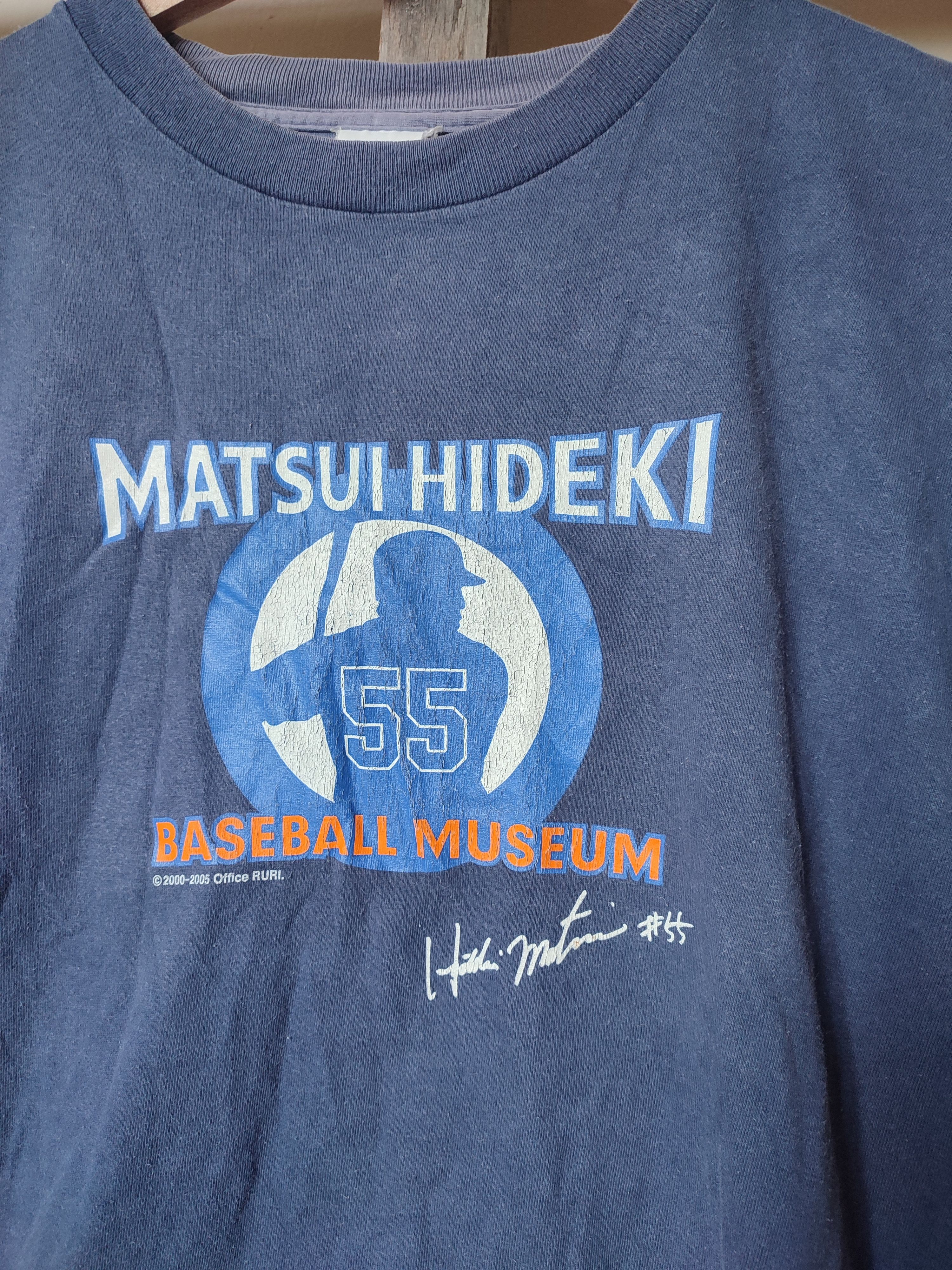 NFL 💥90s💥 MATSUI HIDEKI 55 BASEBALL MUSEUM FADED TEE Size US L / EU 52-54 / 3 - 4 Thumbnail