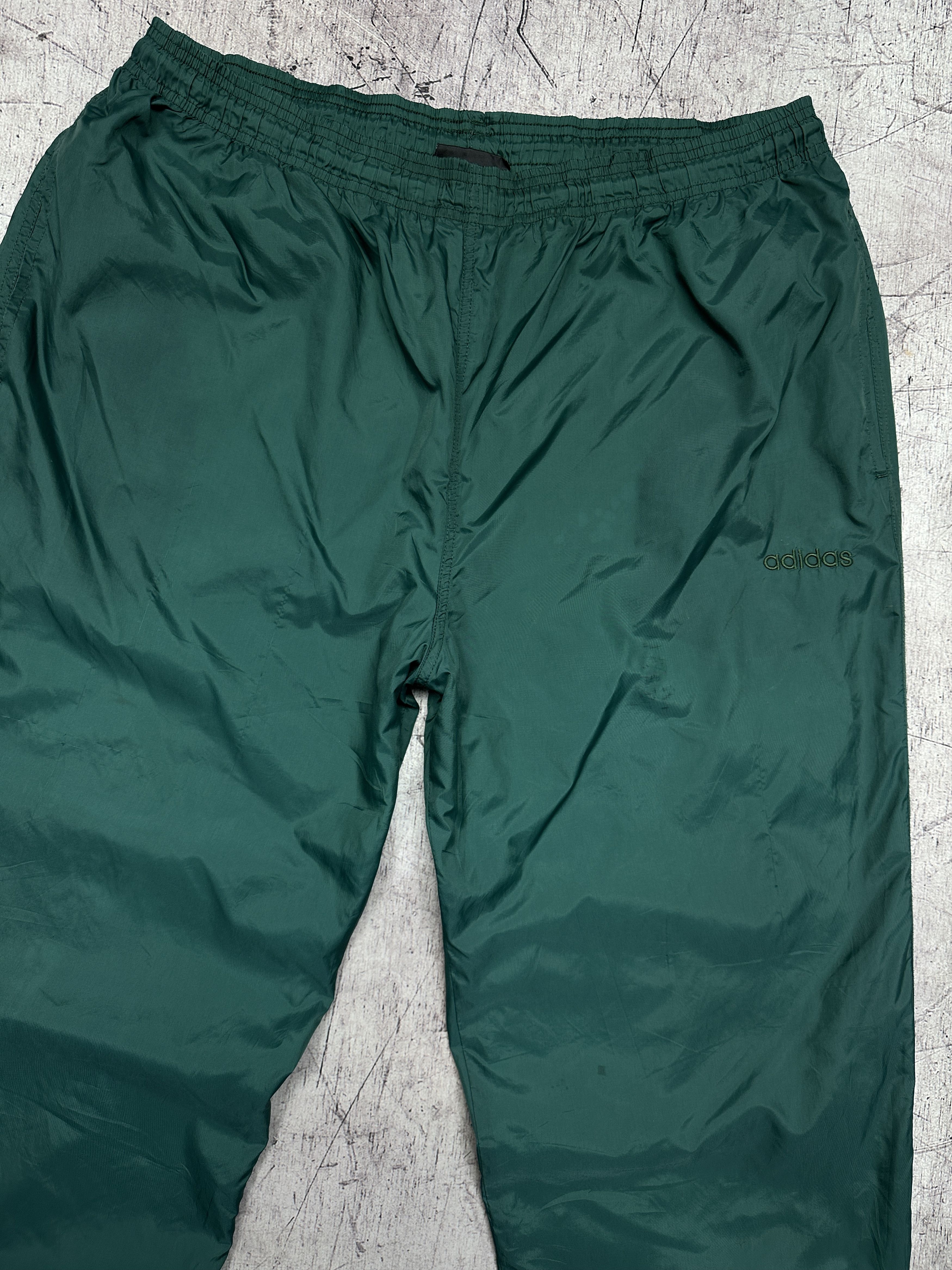 Adidas Adidas Vintage Mens Nylon Track Pants Size US 36 / EU 52 - 2 Thumbnail