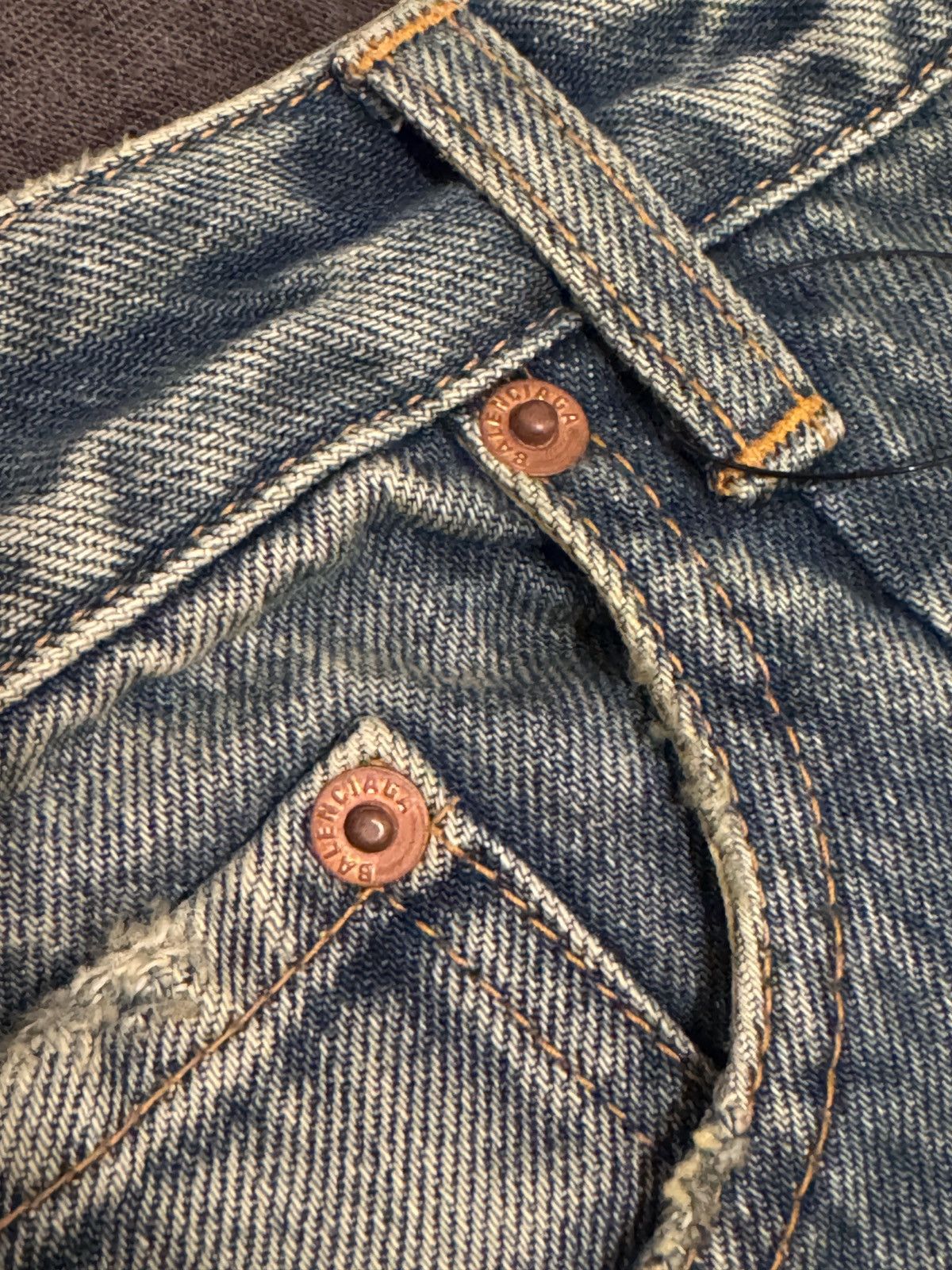 Balenciaga Balenciaga True Blue Japanese Denim Size 25" / US 0 / IT 36 - 4 Thumbnail