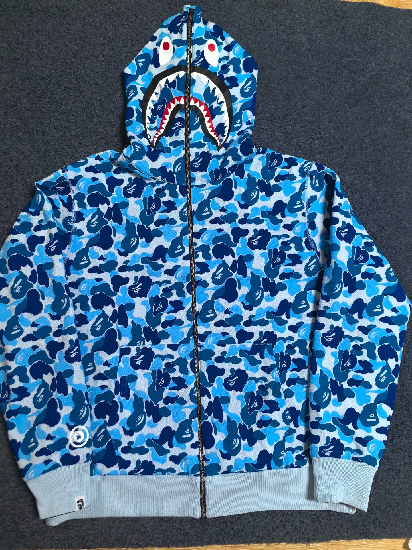 Bape Bape X Multi Shark Sweatshirt Pullover Size US XXL / EU 58 / 5 - 1 Thumbnail
