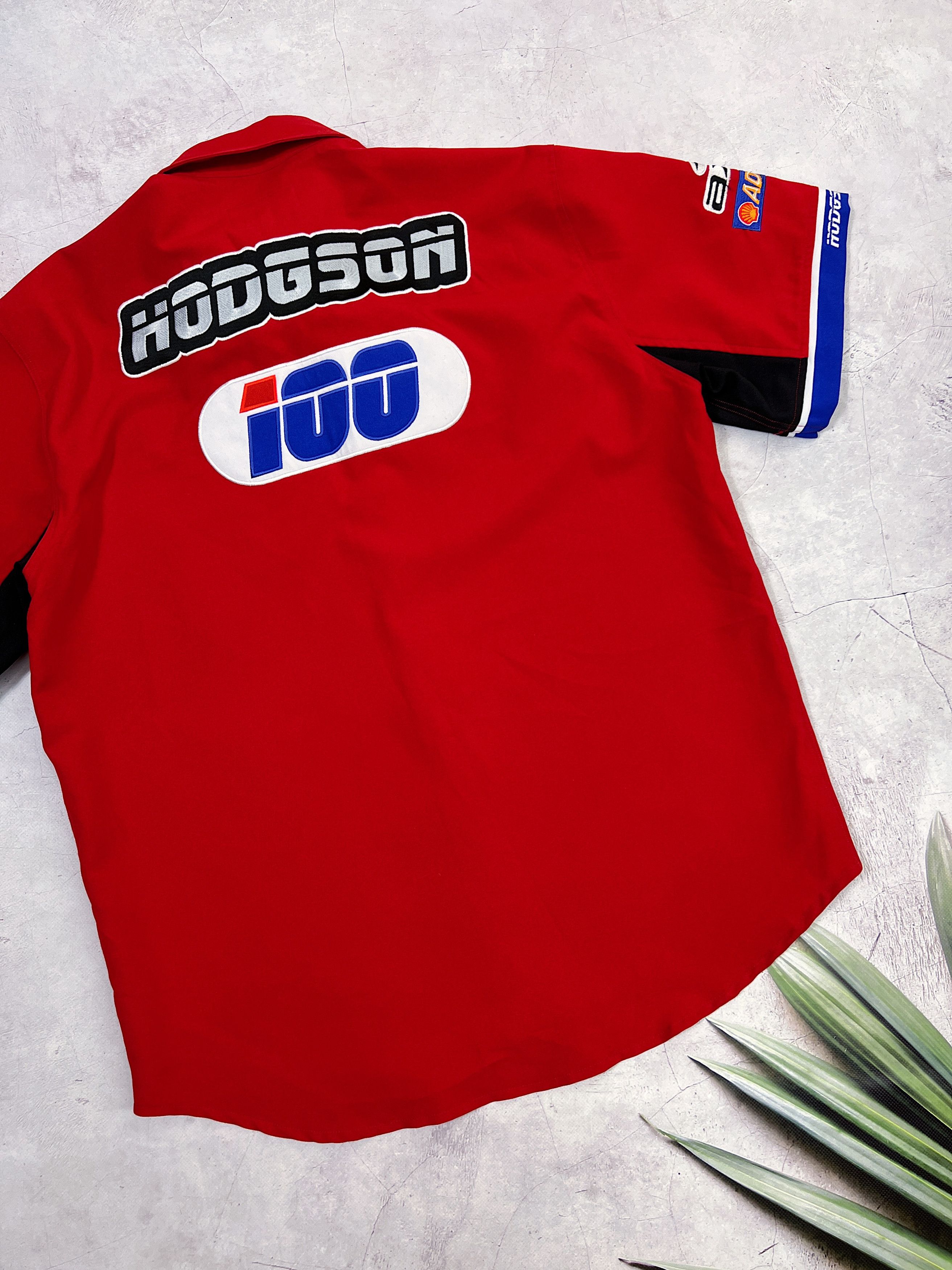 Other Neil Hodgson 100 Racing Shirt Moto GB Suomy HM plant AXO Size US L / EU 52-54 / 3 - 15 Thumbnail