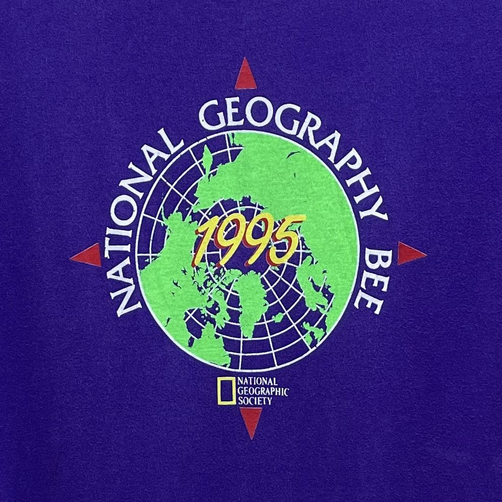 Vintage Vintage 90s National Geographic Society T-shirt Xlarge Size US XL / EU 56 / 4 - 2 Thumbnail
