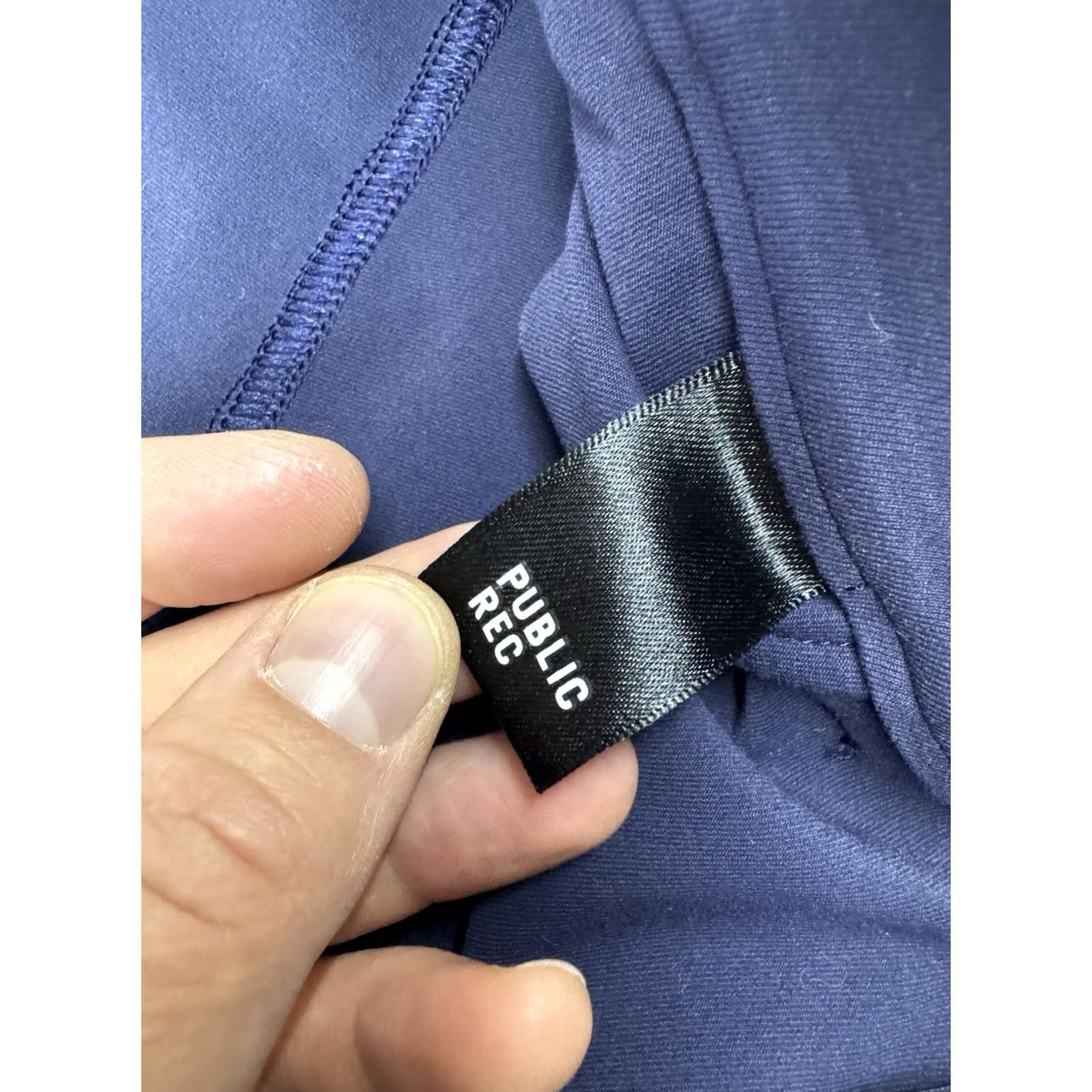 Vintage Public Rec Game Changer Chino Pants Navy Blue 38x30 Men's Regular Size 38 Inseam 30 Flat Front Tapered 5 Pocket Nylon Spandex Size US 38 / EU 54 - 4 Thumbnail